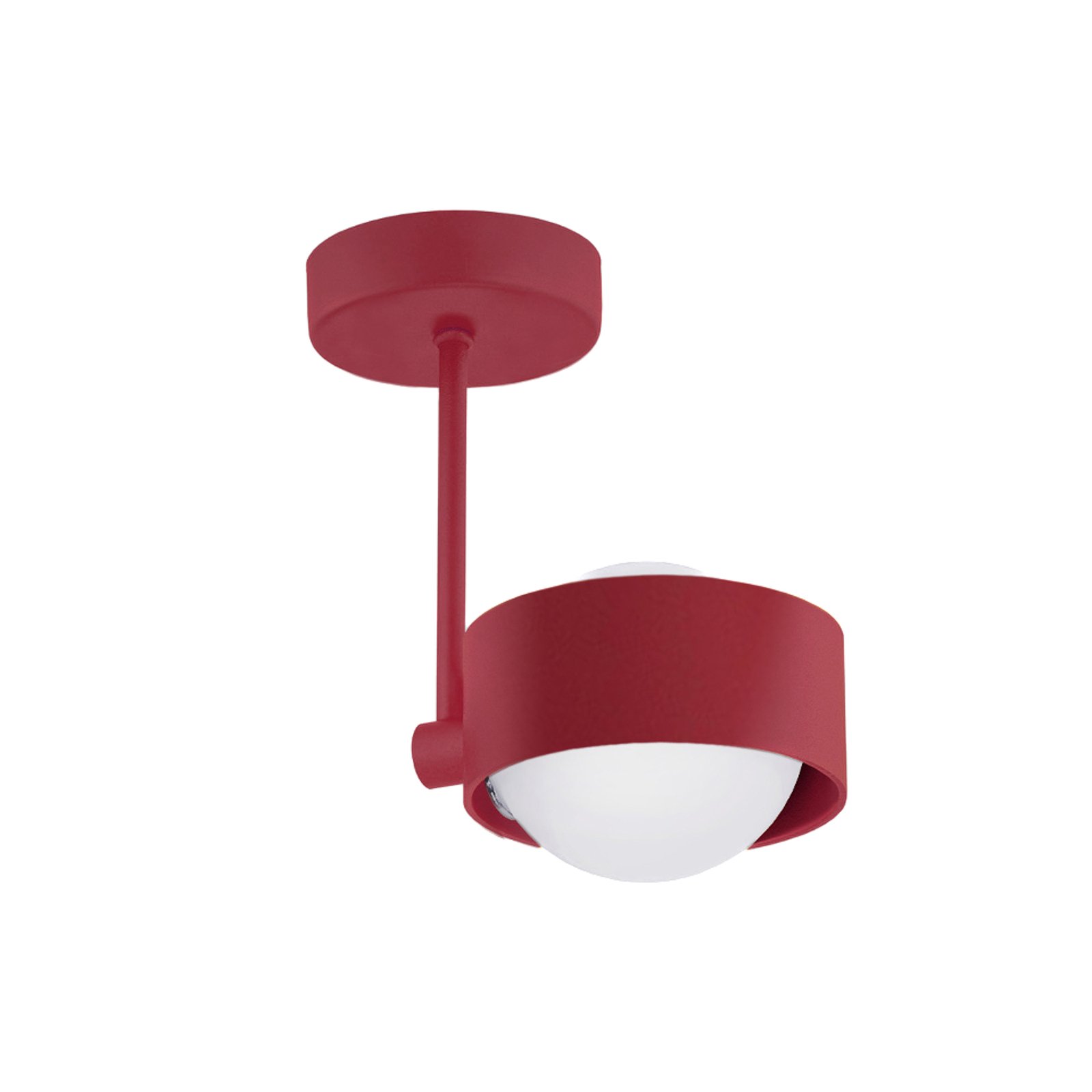 Plafondlamp Mado, 1-lamp, rood