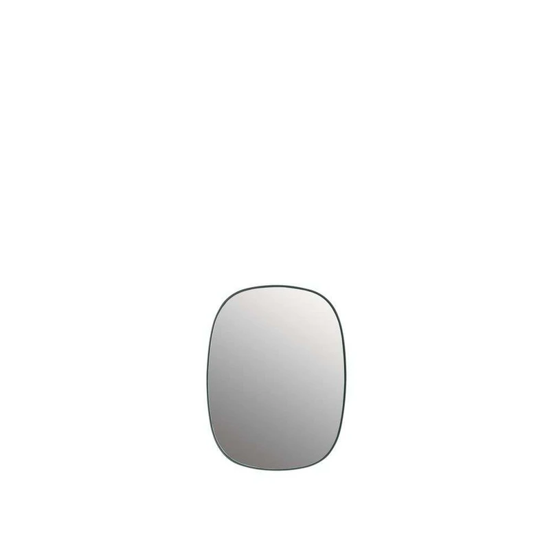 Muuto - Framed Spiegel Small Dunkel Green/Clear