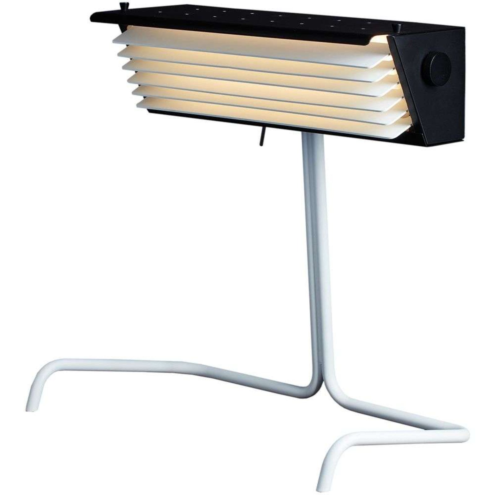 Biny Table Lamp w/Switch White/Black/White - DCW