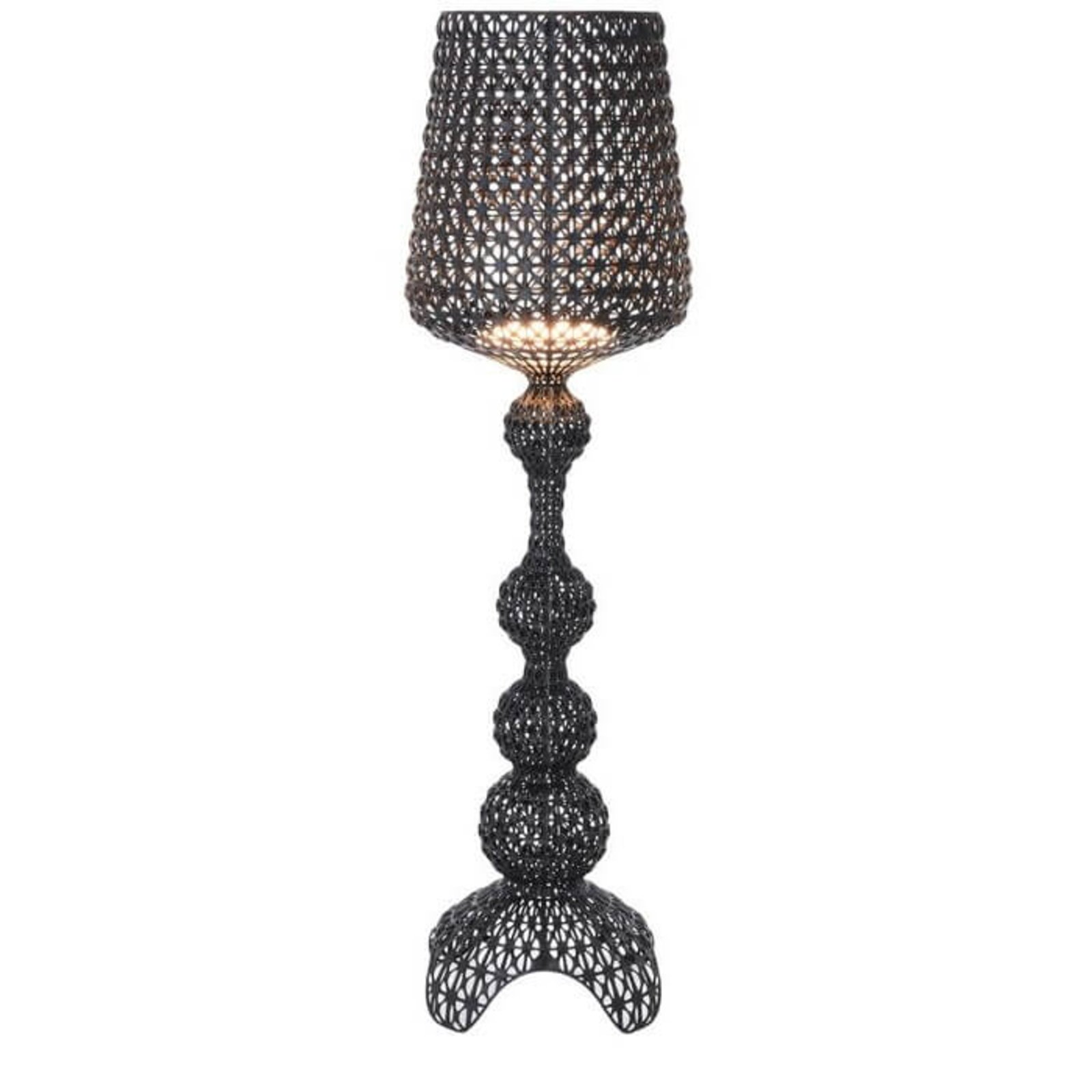 Kabuki Lampadar de Exterior Black - Kartell