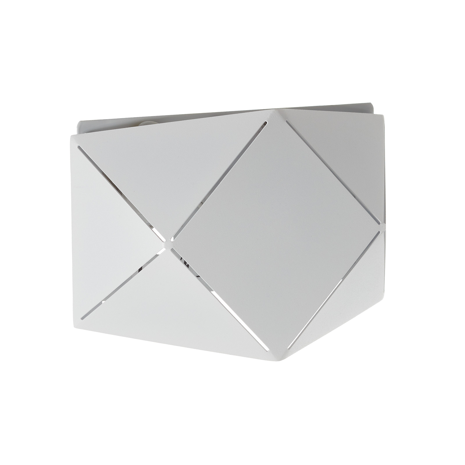 Φωτιστικό τοίχου Zandor LED σε λευκό χρώμα, πλάτος 18 cm