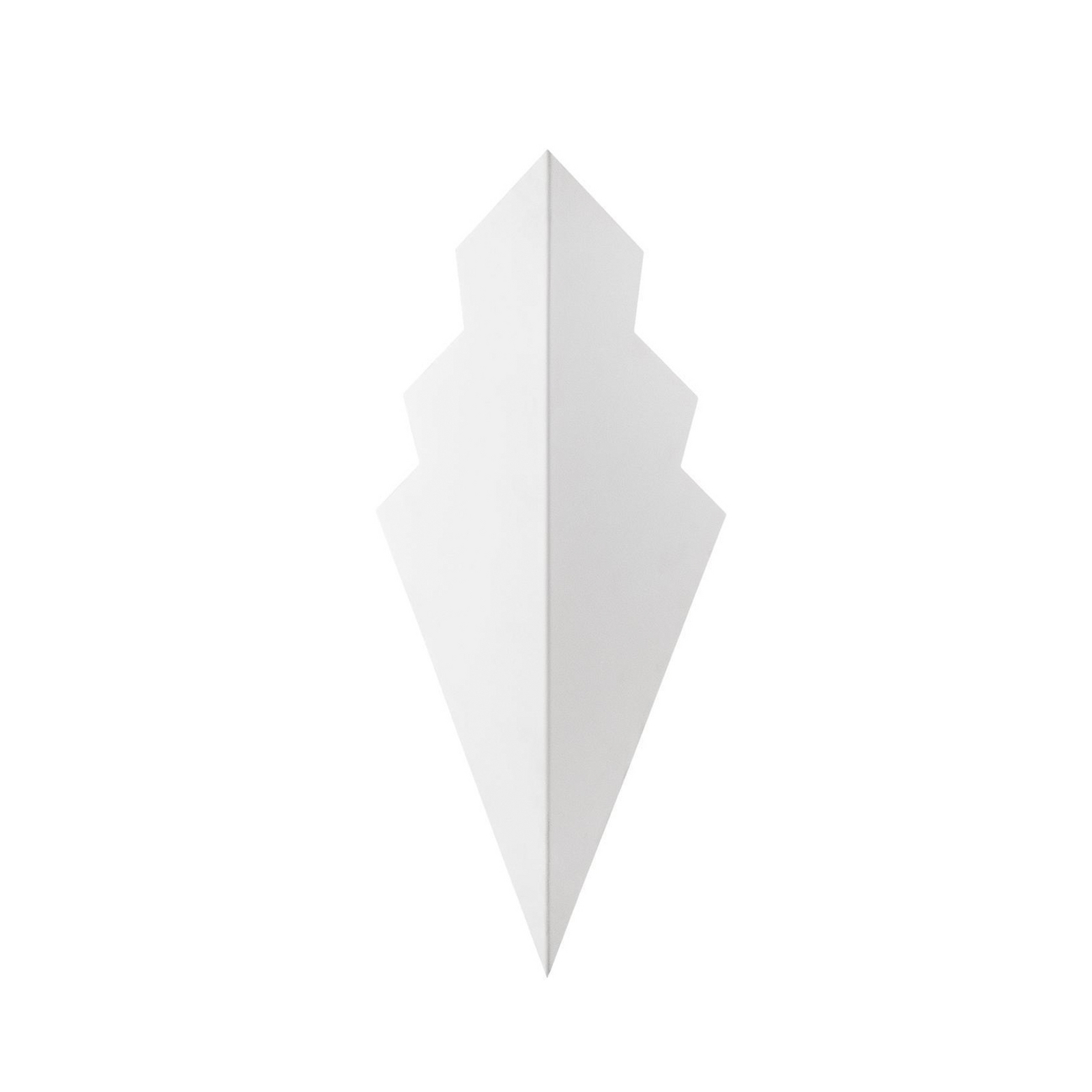Aplică de perete ARROW, albă, înălțime 40 cm, metal, G9