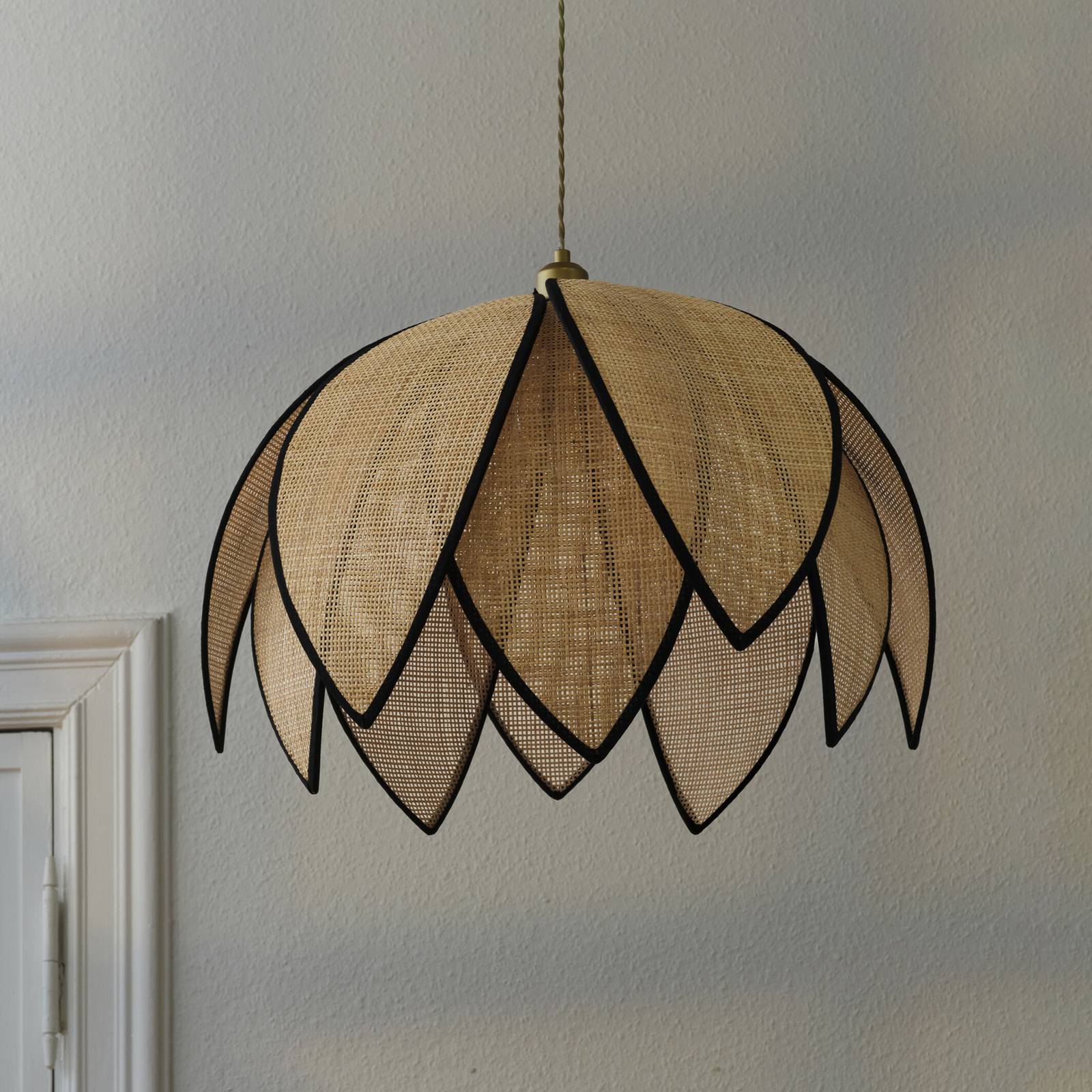 Żyrandol OSRAM Decor Rattan Lotus, Ø 67 cm, beżowa, E27
