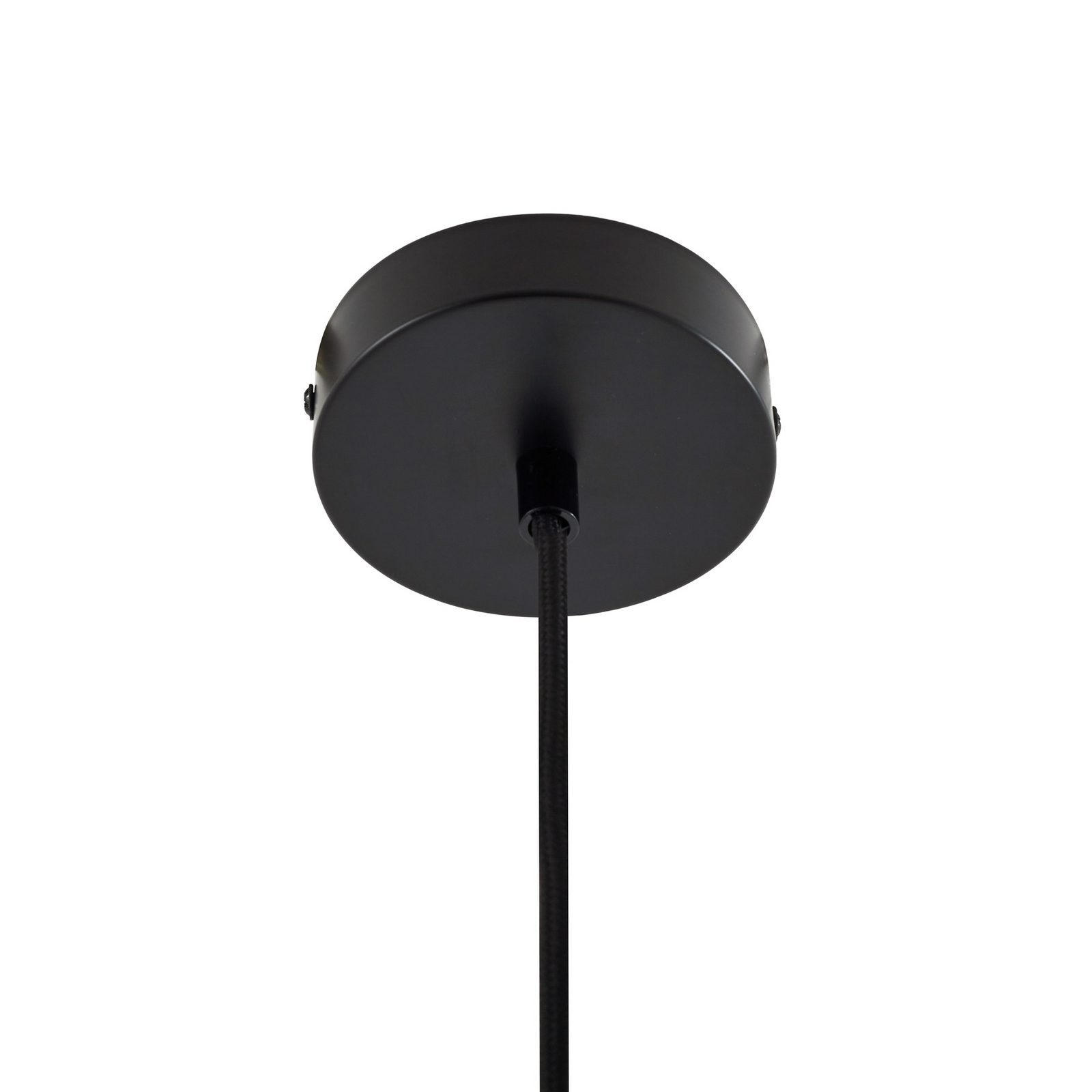 Hattie pendant light, E27 socket, Ø 5 cm, E27, black, metal - Lindby