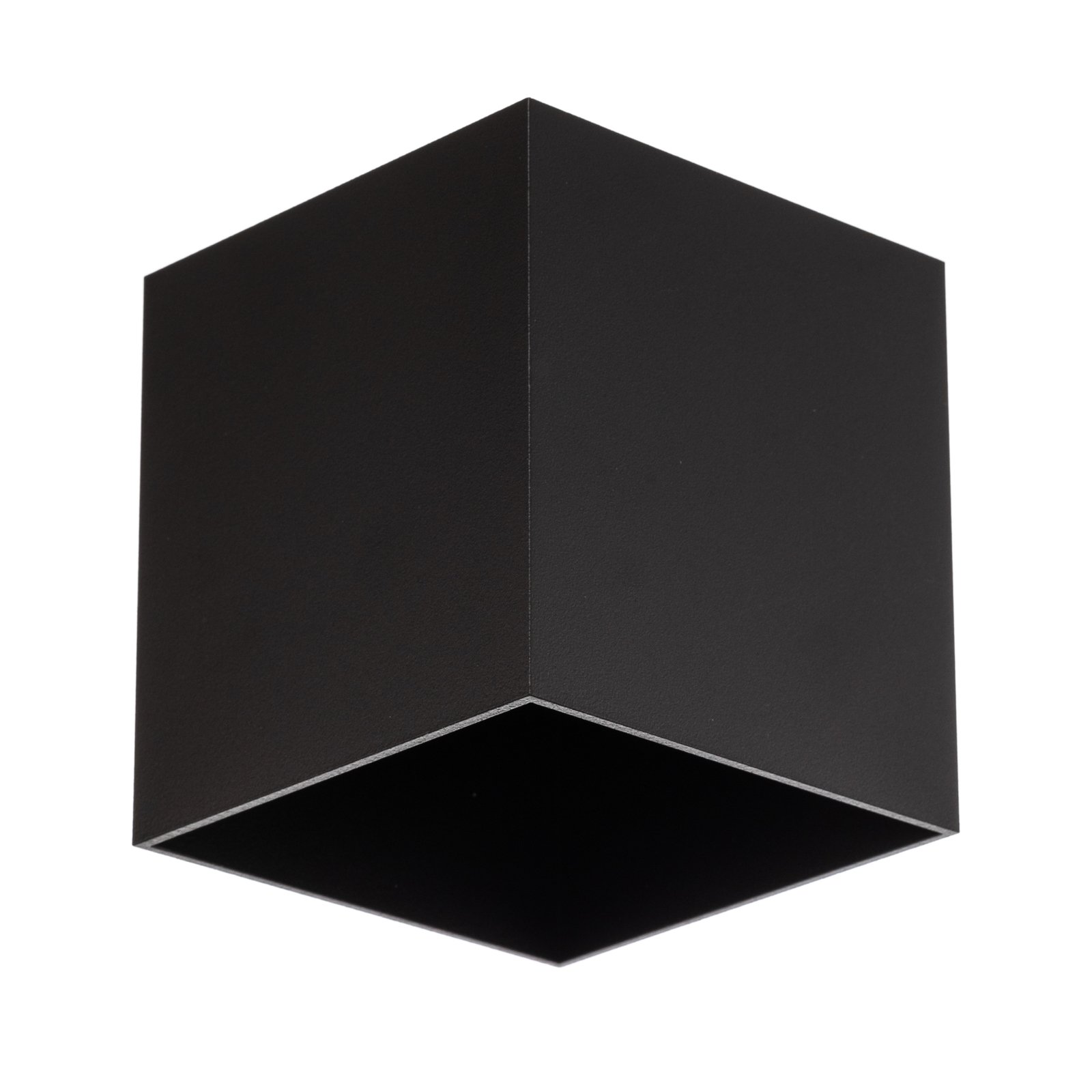 Kampuotos formos "Cobble" šviestuvas, juodas