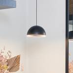 LOOM DESIGN Suspension LED Curve noir aluminium Ø 14 cm