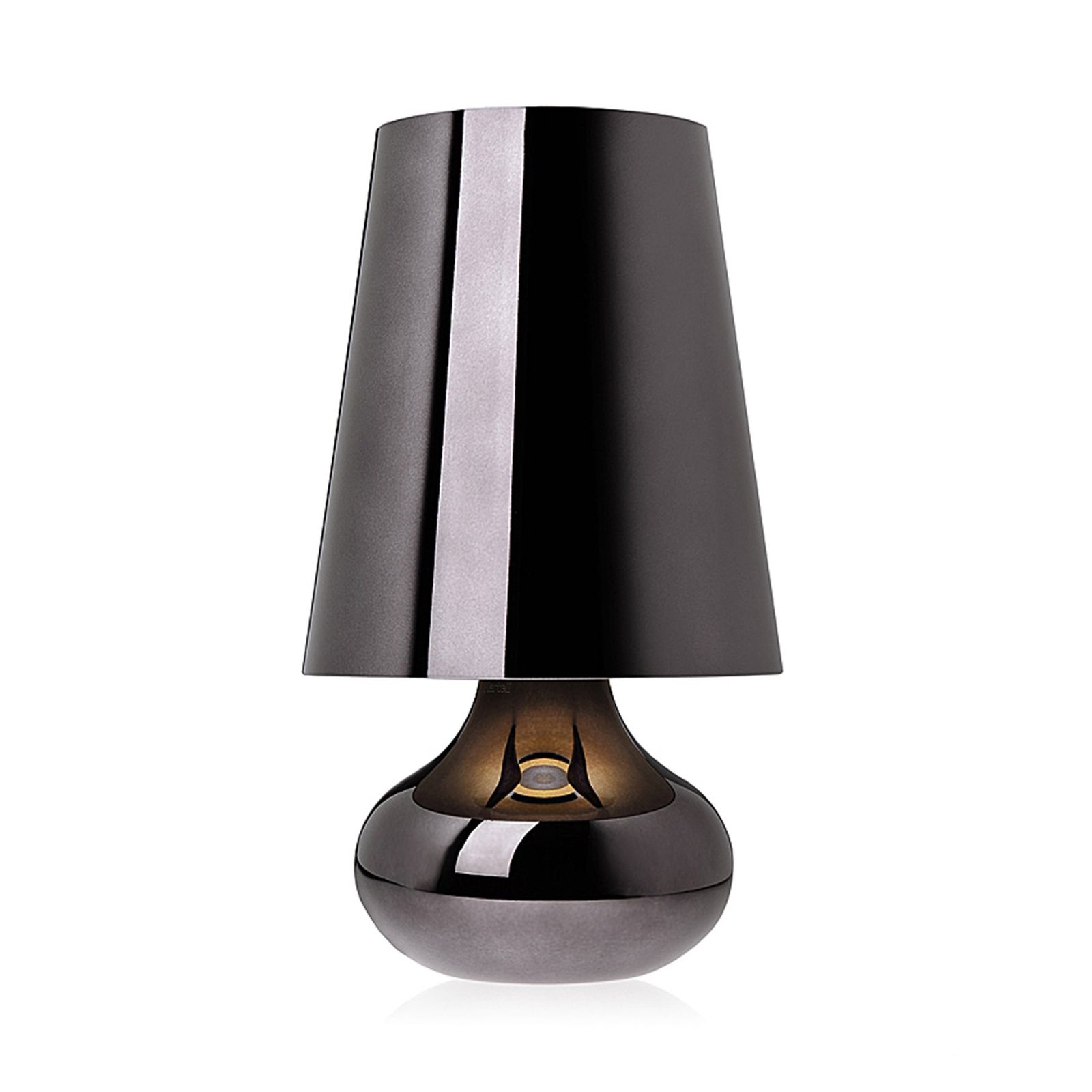 Kartell Cindy -LED-pöytälamppu, metallinen harmaa