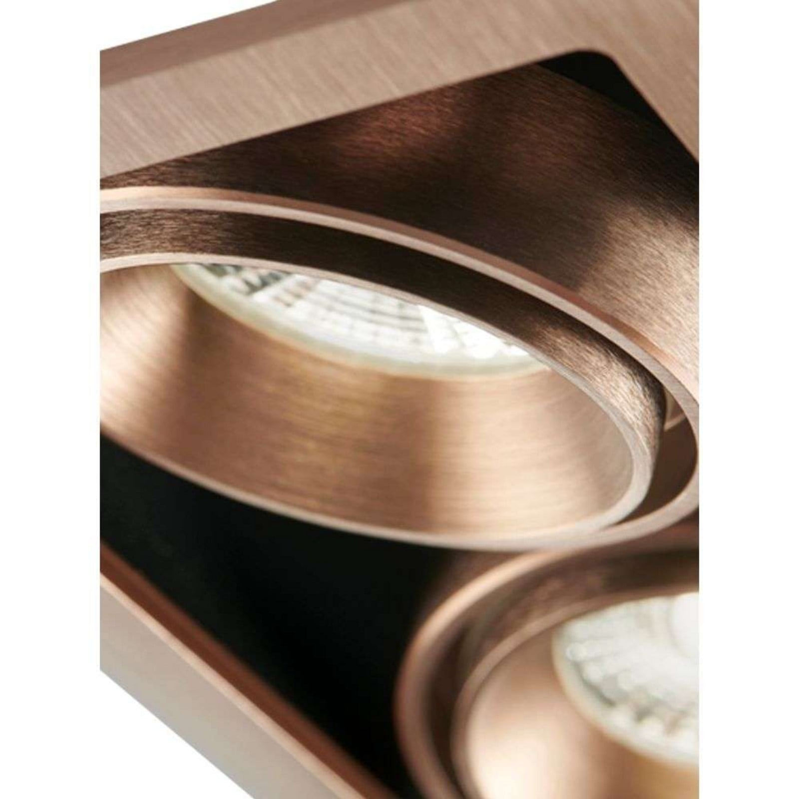 Ghost 2 Indbygningsspot 12,6W 2700/3000K Rose Gold LIGHT-POINT - Køkken - Aluminium billede