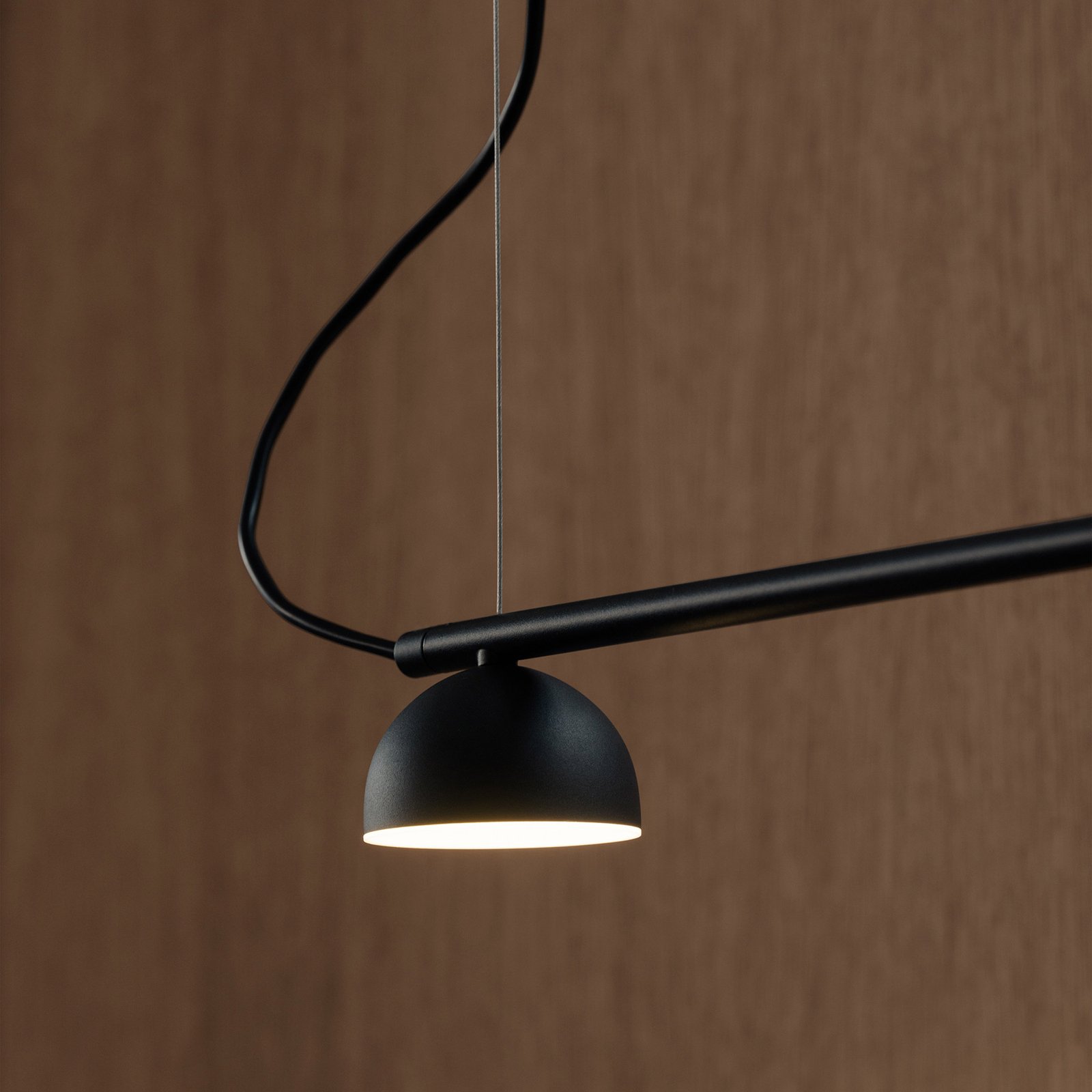 Blush Rail 3 Taklampa Matt Black - Northern