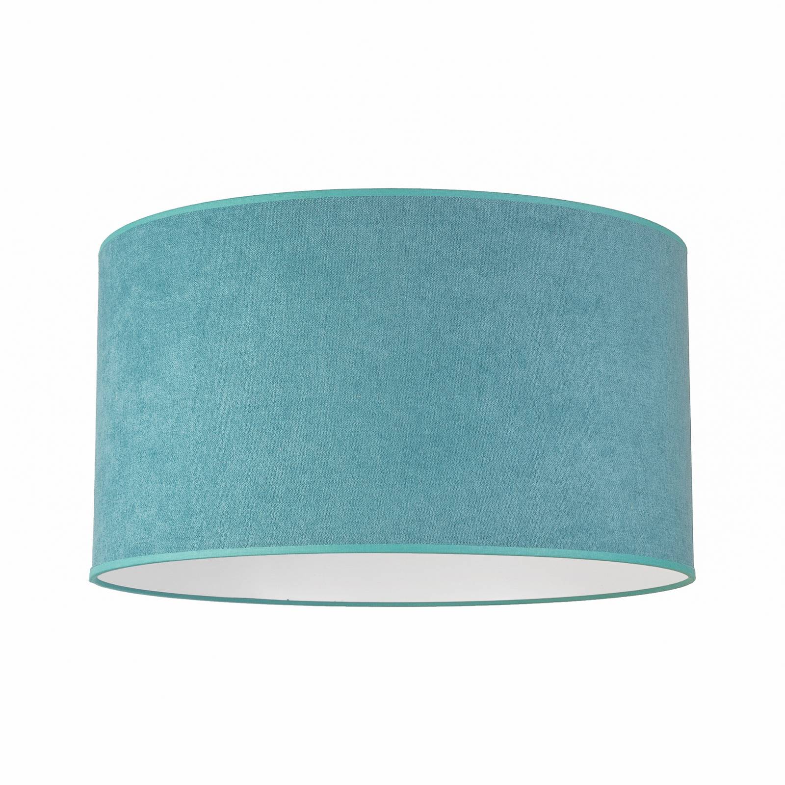 Euluna Pastell Roller ceiling lamp Ø 45cm turquoise, for Living / Dining Room, fabric, E27, 40 W, H: 25 cm