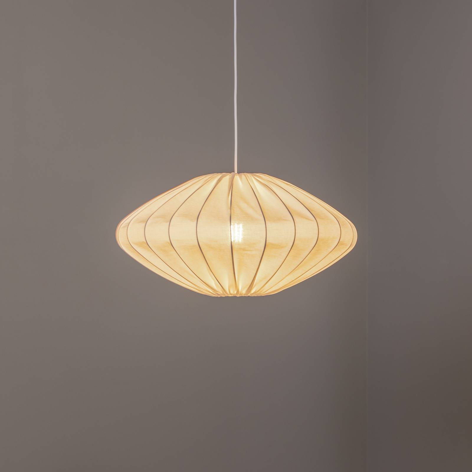 Envostar Orlanda suspension coton blanc ellipse