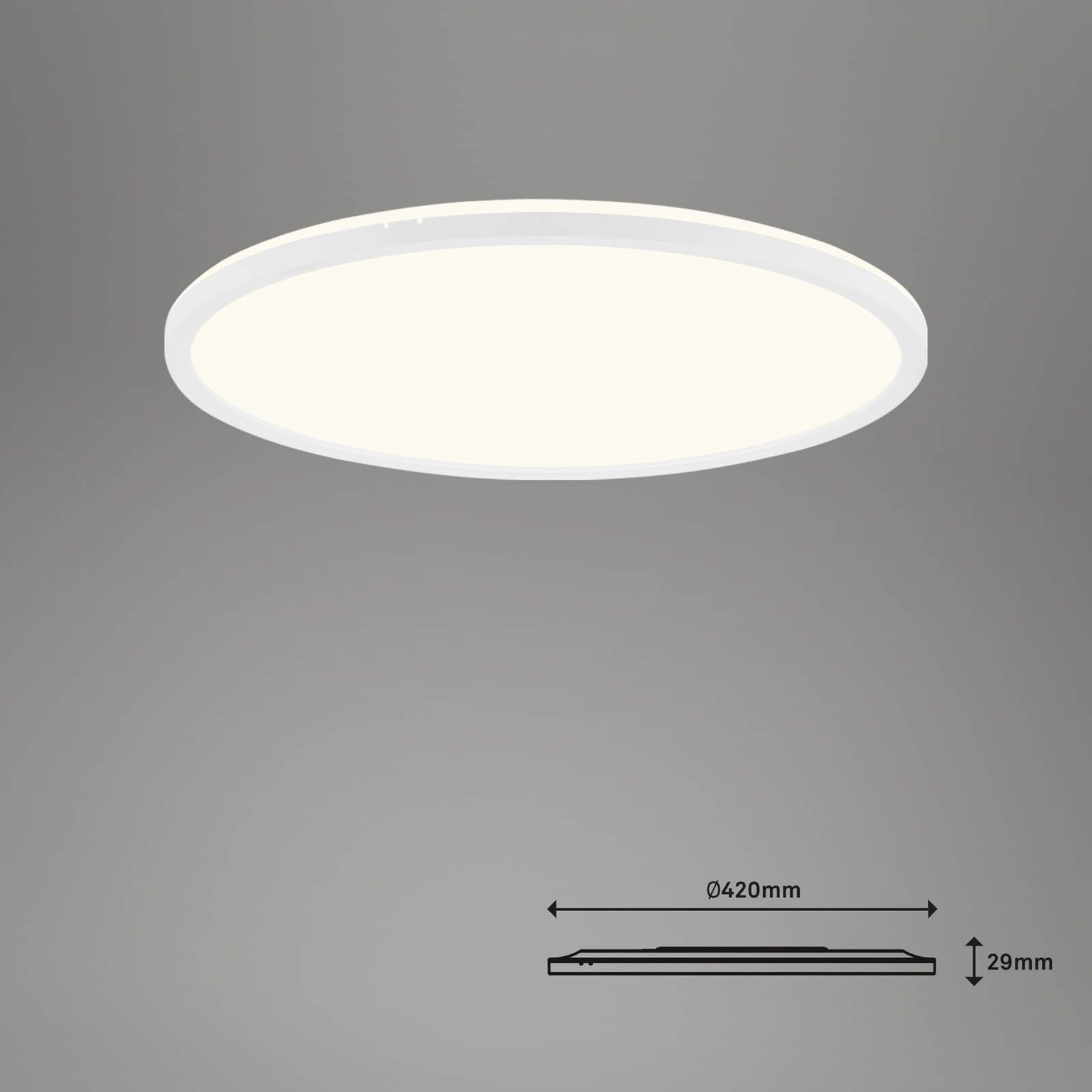 LED-taklampe Slim S dimmbar CCT hvit Ø 45 cm