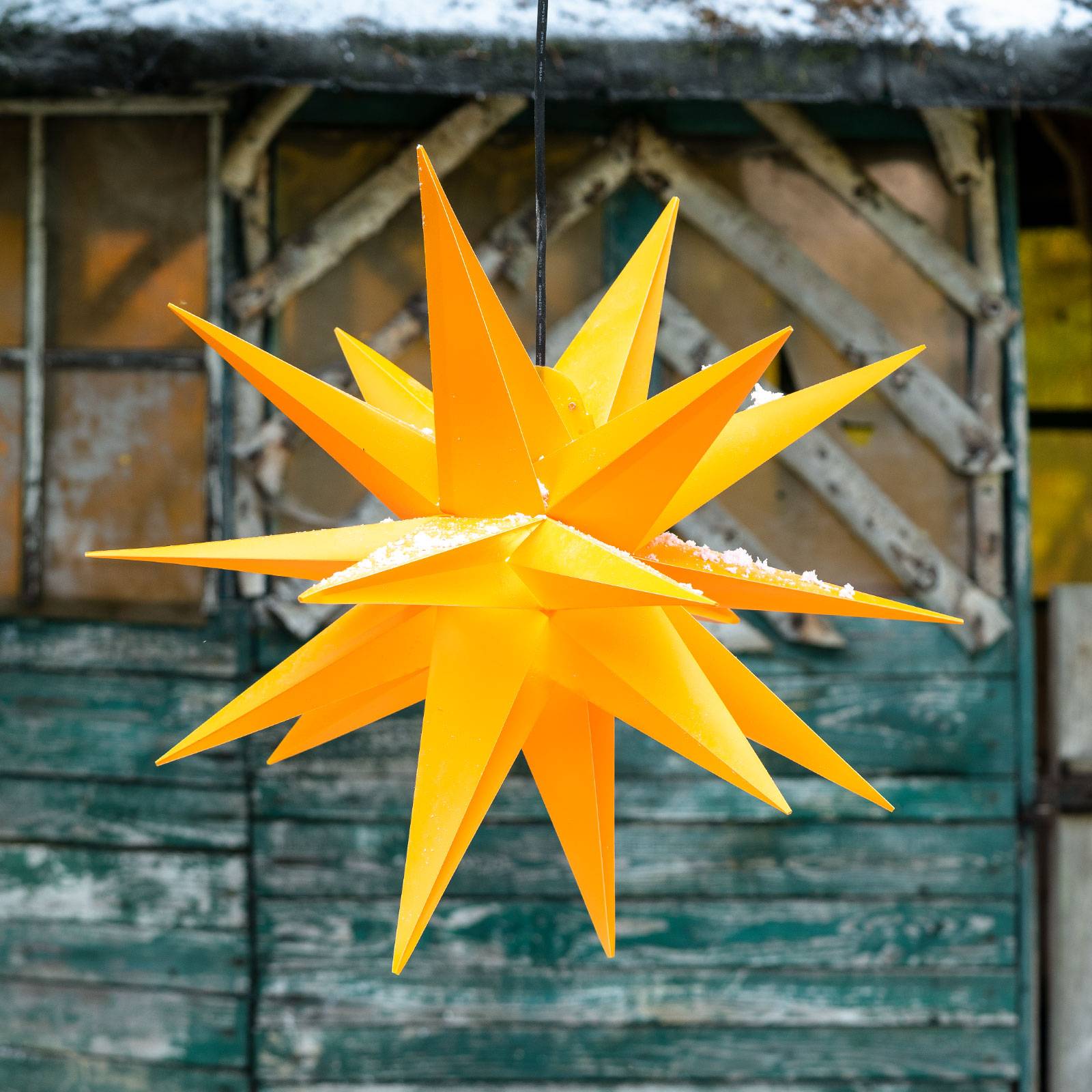 STERNTALER Dekorativ 18-uddig stjärna gul