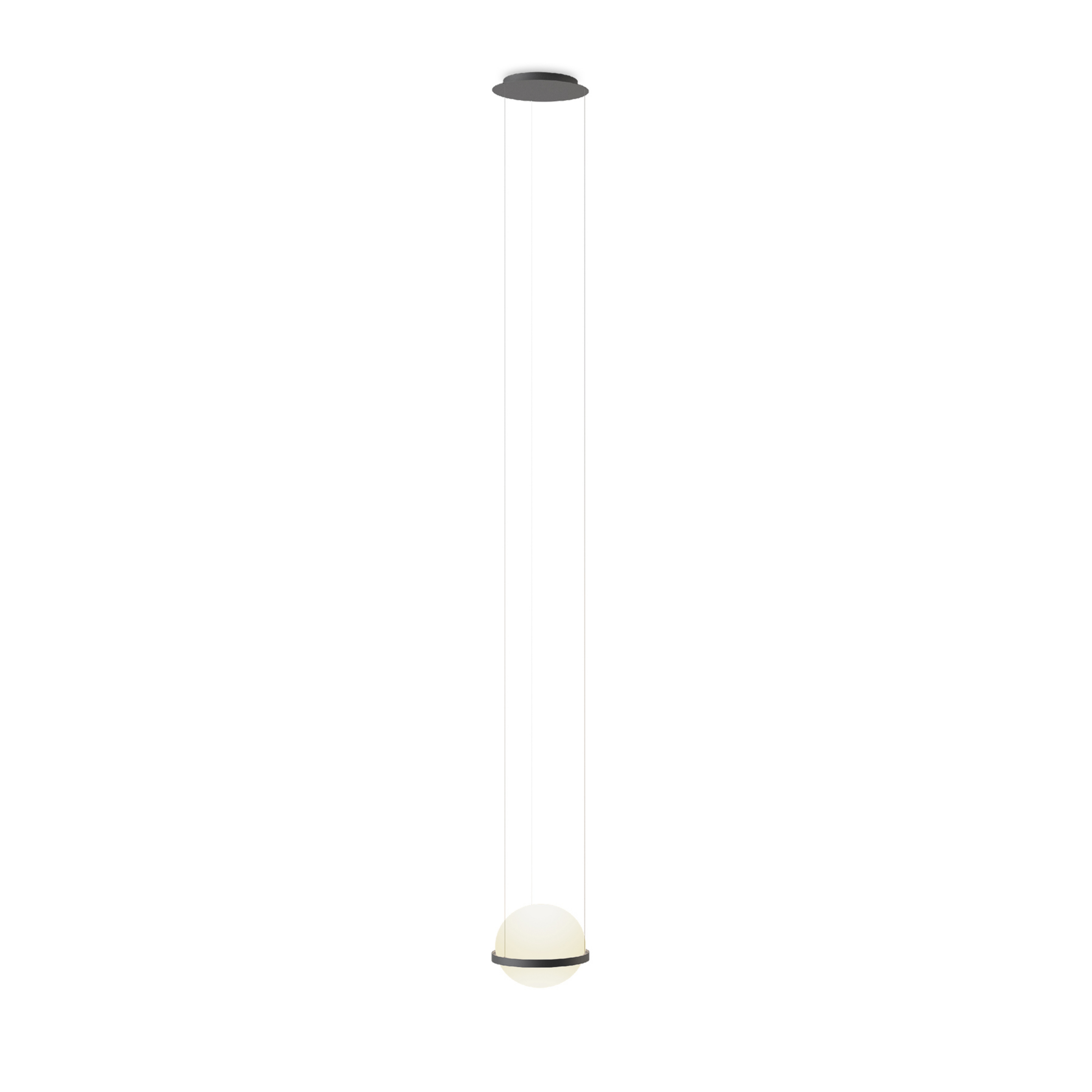 Palma 3720 LED závěsné světlo, stmívatelné, grafitové - Vibia