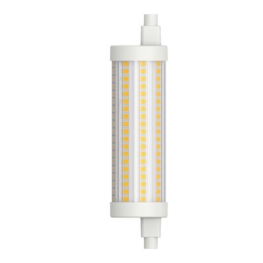 Tube LED R7s 117,6 mm 12W blanc chaud dimmable