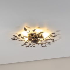 Plafón Cernecchio, 5 luces, bronce