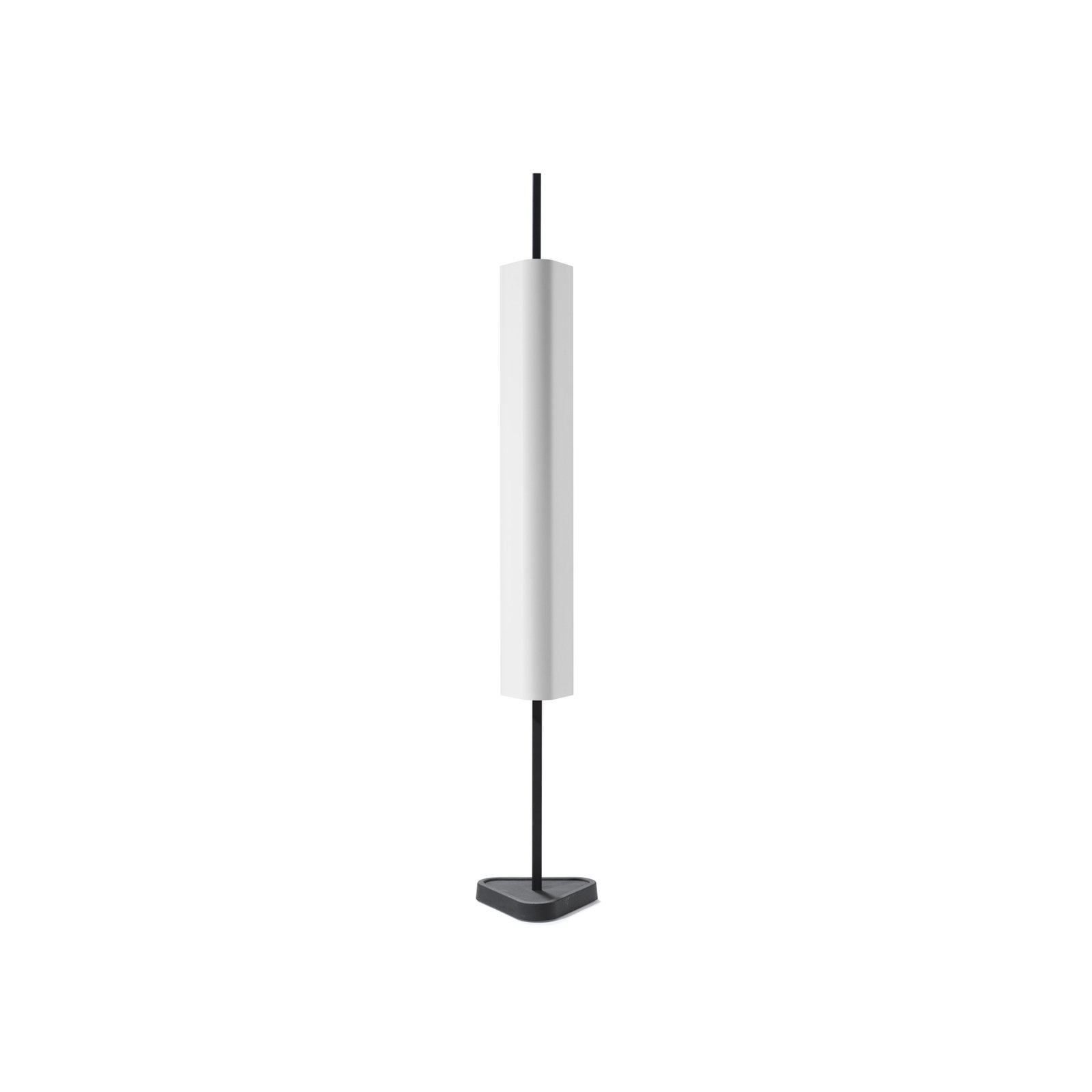 FLOS Emi LED table lamp, white, height 114 cm, dimmable