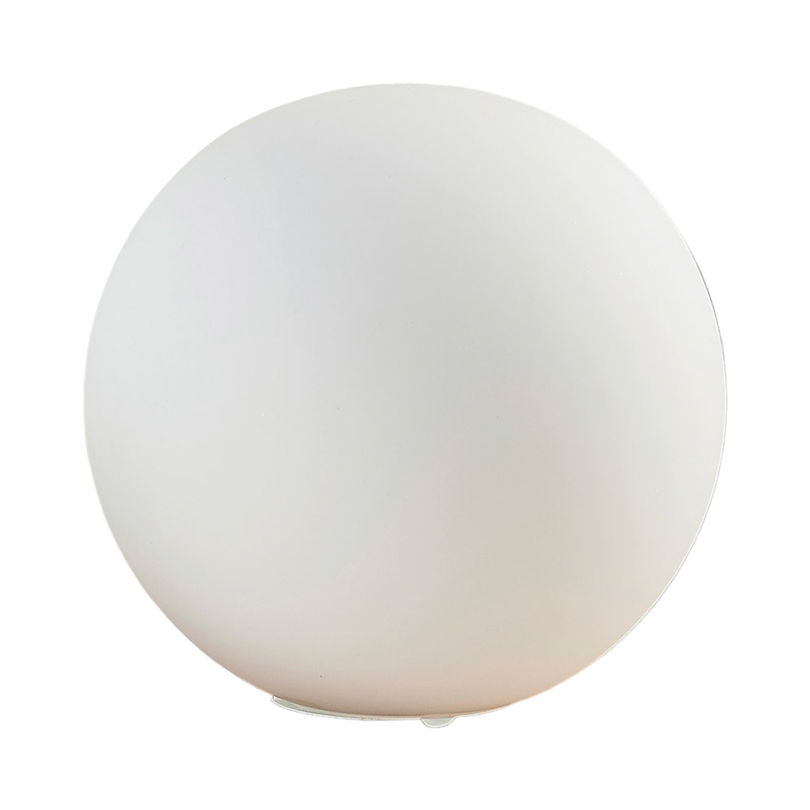 Lindby pöytävalaisin Rhona, valkoinen, opaalilasi, Ø 25 cm, E27