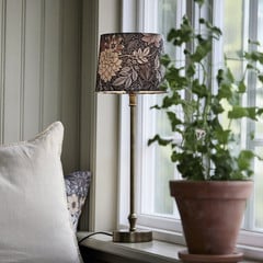 Lampada da tavolo PR Home Liam Sofia Dahlia Brown/ottone 55 cm