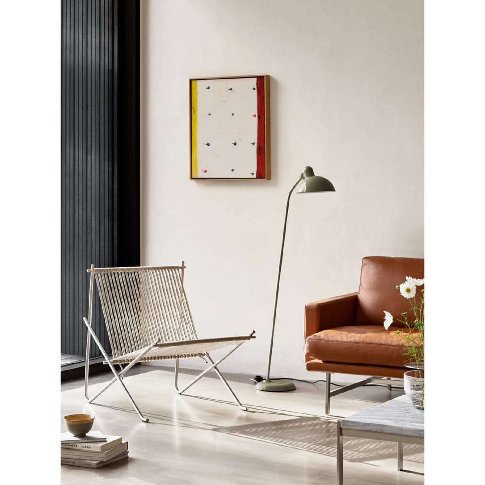 KAISER idell™ 6556-F Gulvlampe Olive Grøn FRITZ HANSEN - Stue - Metal billede