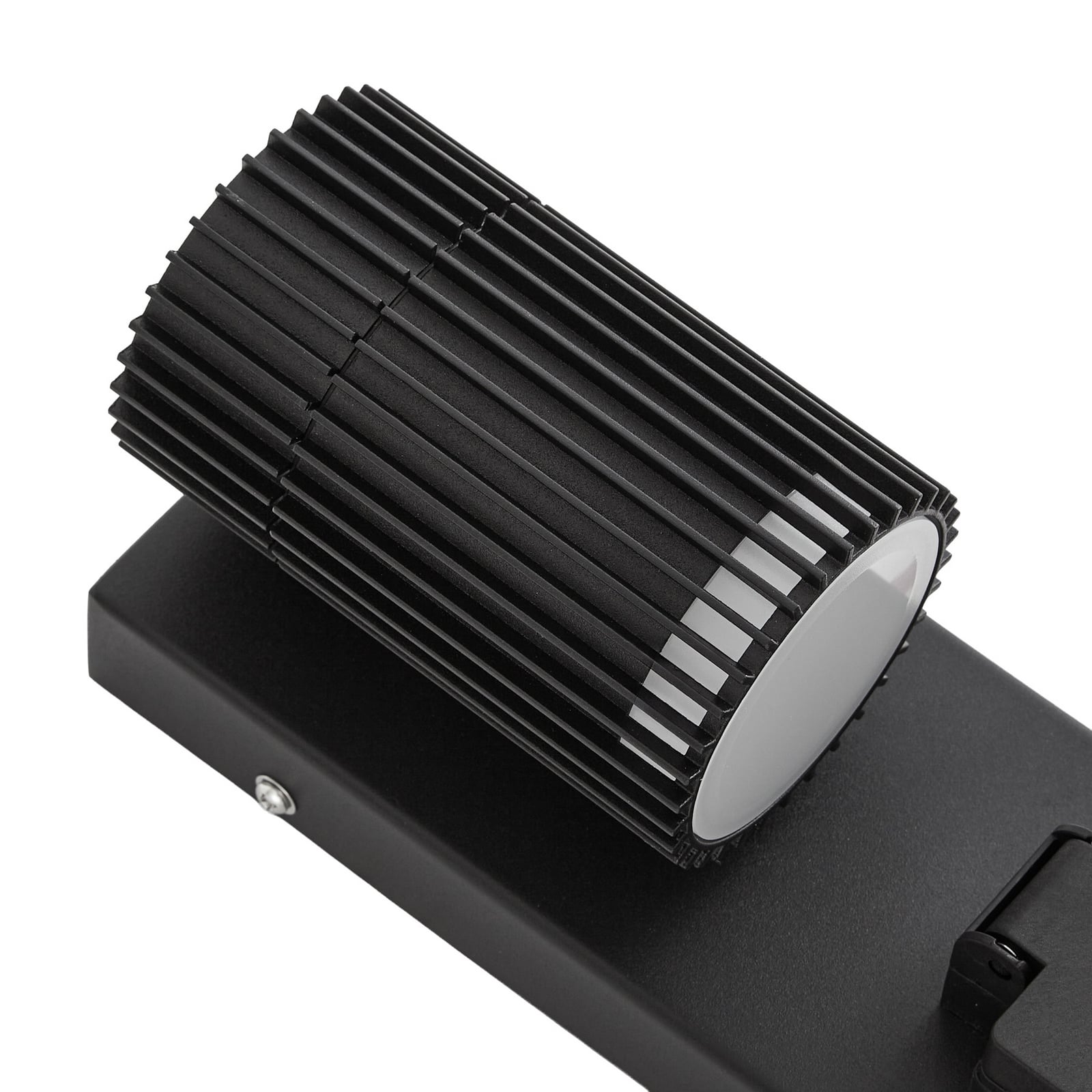 Lindby Enerio kültéri fali lámpa, fekete, csatlakozóaljzattal, GU10, IP44 Lindby Enerio kültéri fali lámpa, fekete, csatlakozóaljzattal, GU10, IP44