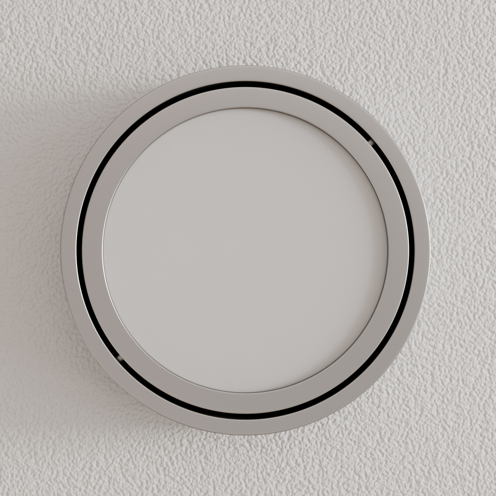 Prios Uvan LED plafondlamp draaibaar, rond, chroom