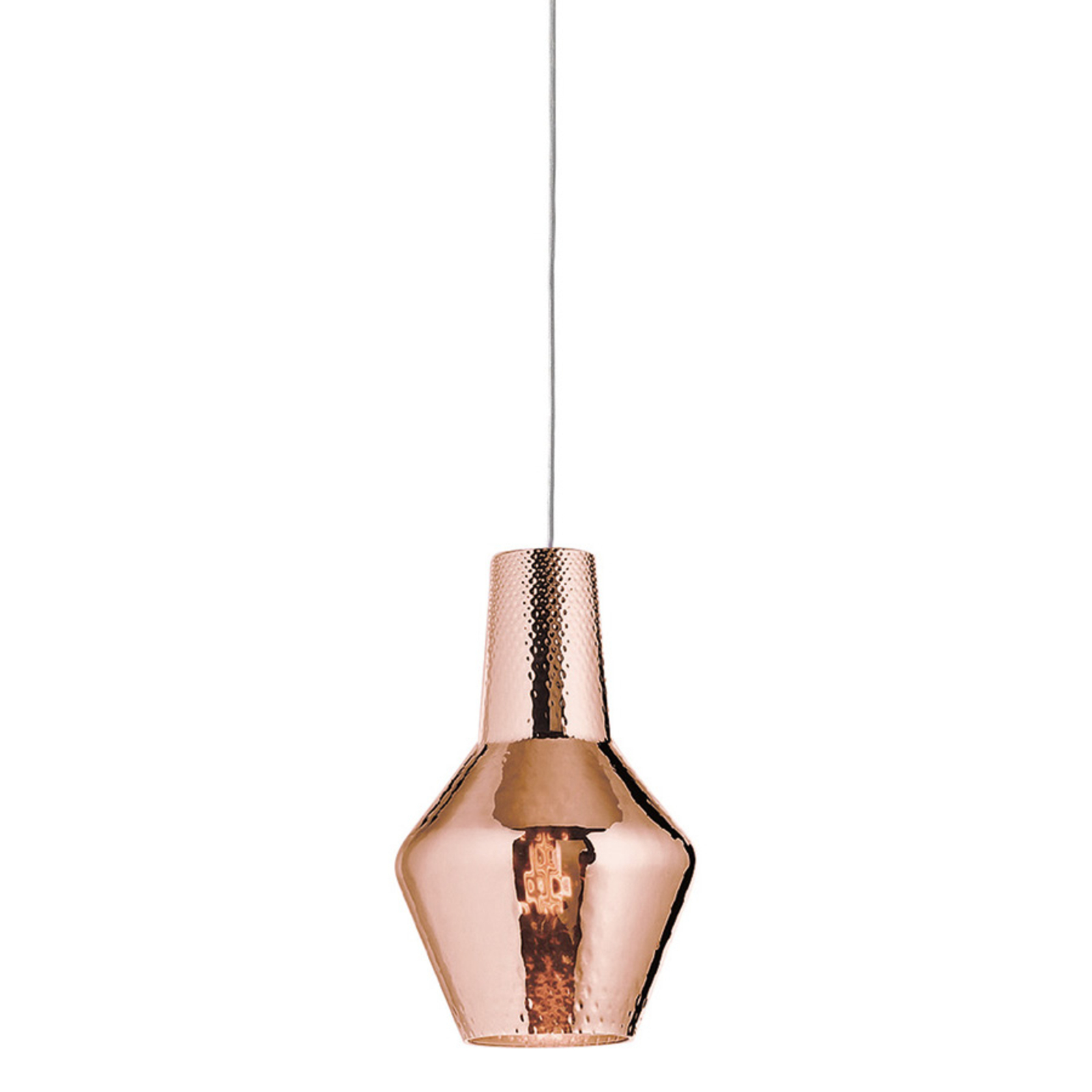 Lampa wisząca Romeo 130 cm różowe złoto metalik