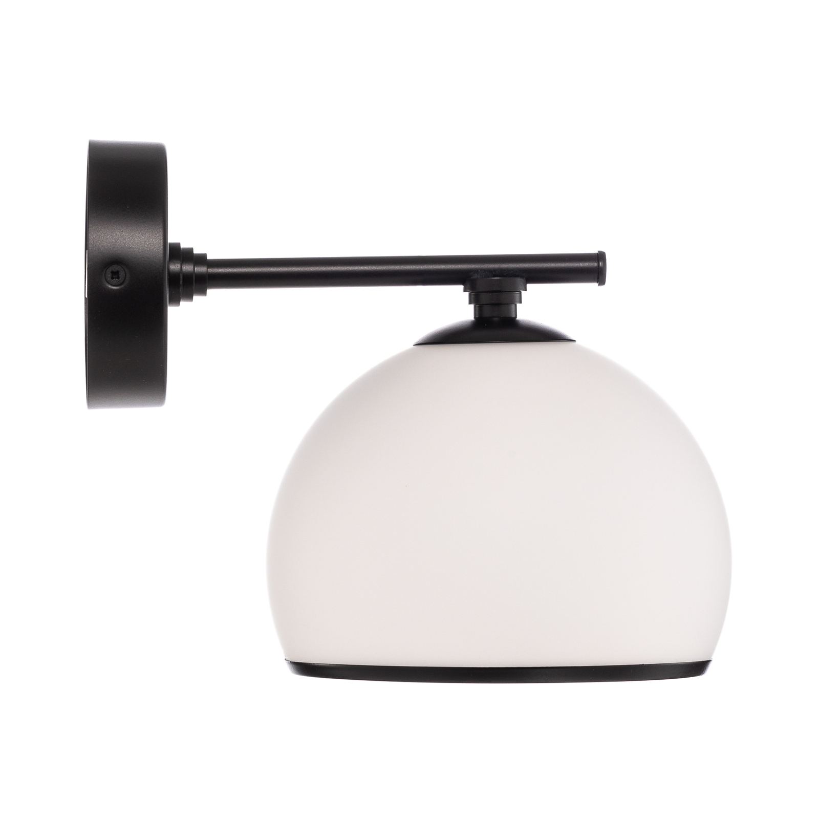 Wandlamp Mina, 1-lamp, zwart