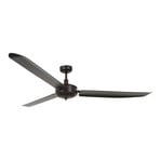 Airfusion Carolina Deckenventilator, schwarz, leise - Beacon