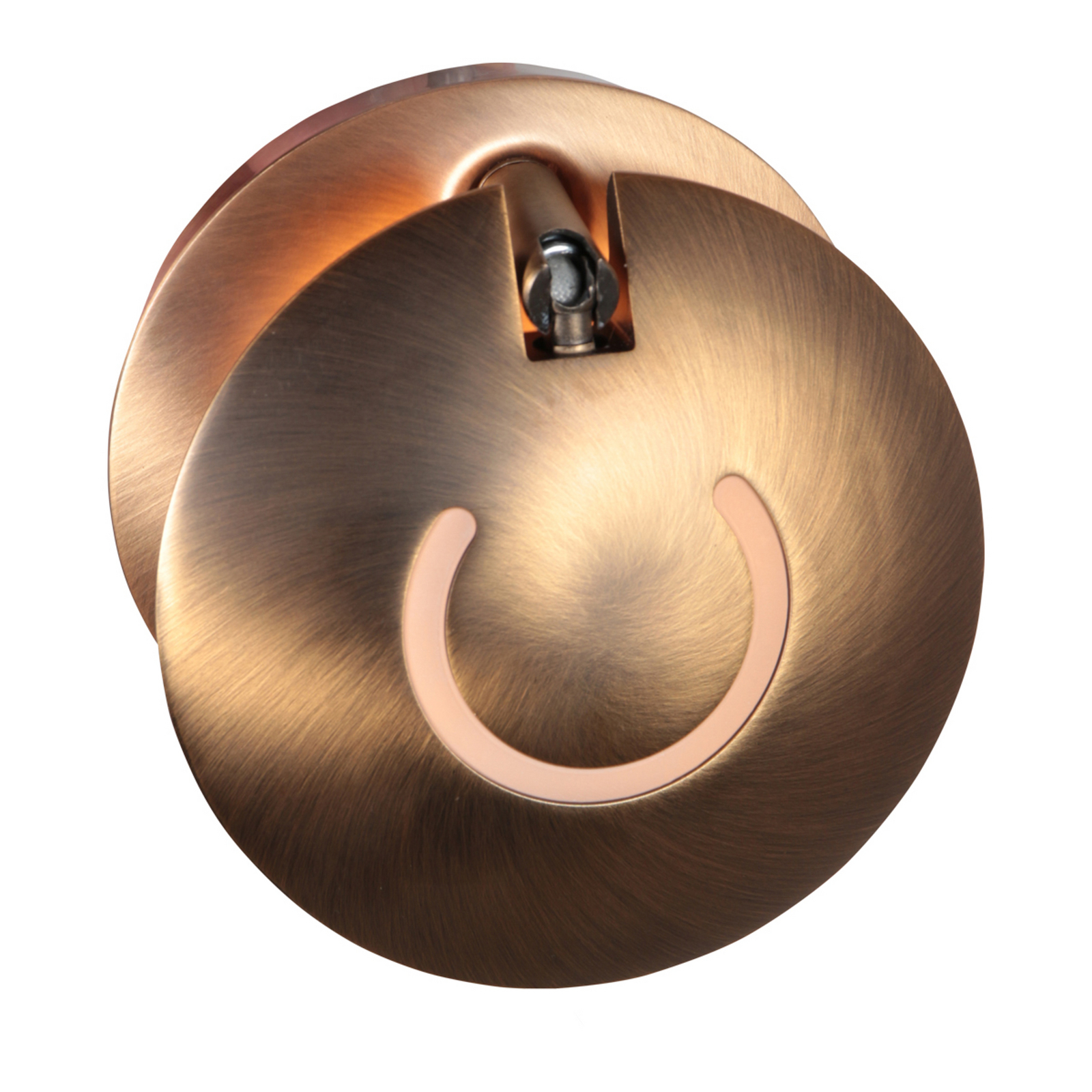 LED wandlamp Zenith 2, brons, CCT, metaal, stekker LED wandlamp Zenith 2, brons, CCT, metaal, stekker