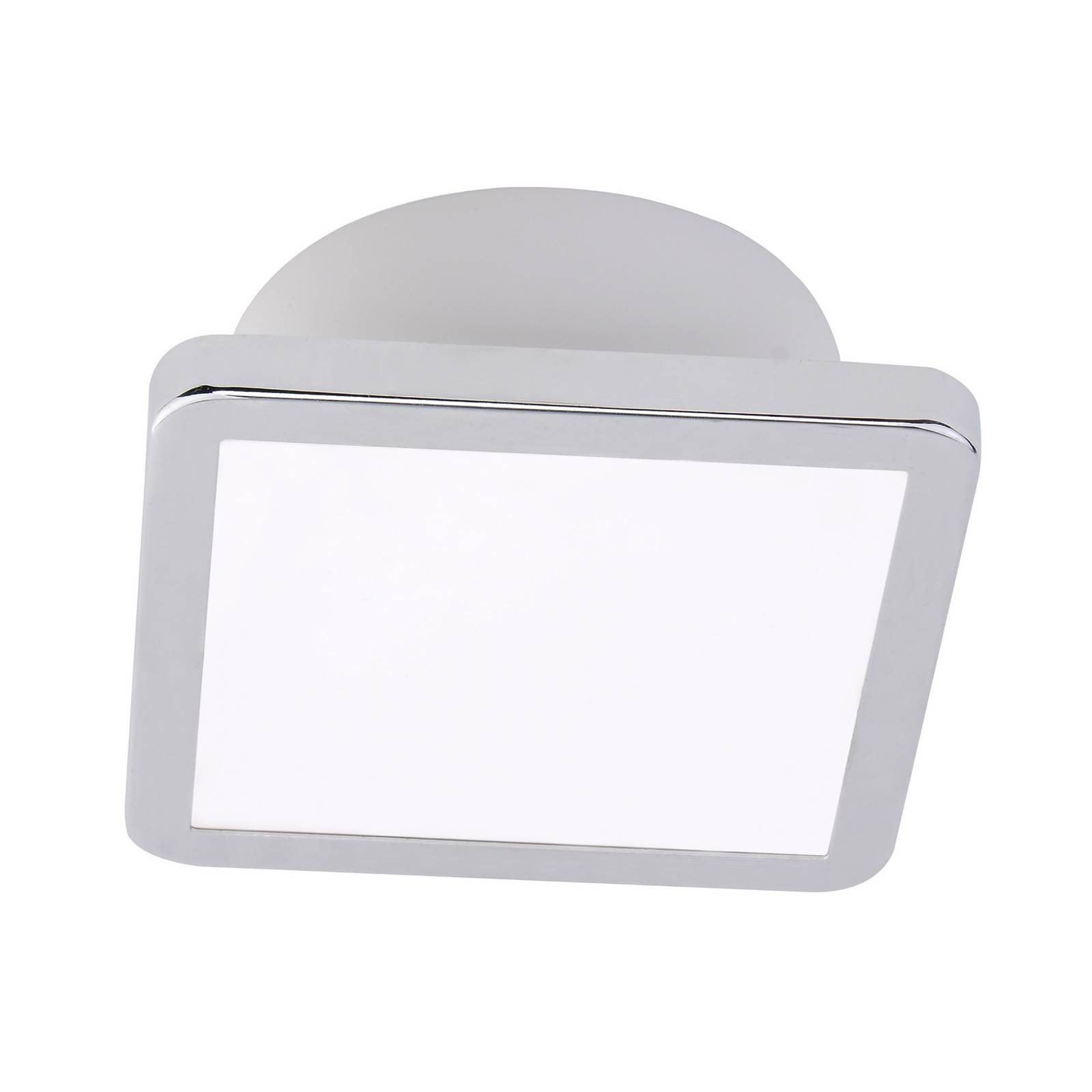 LIGHTME Deckenleuchte Aqua Uno, 11 x 11 cm, chrom, IP44 günstig online kaufen