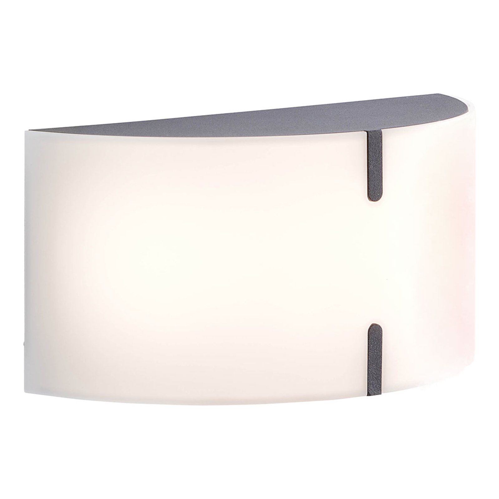 AEG Haily LED outdoor wall light, aluminium, plastic, 9 W, energy efficiency: A+, W: 23.2 cm, H: 11 cm