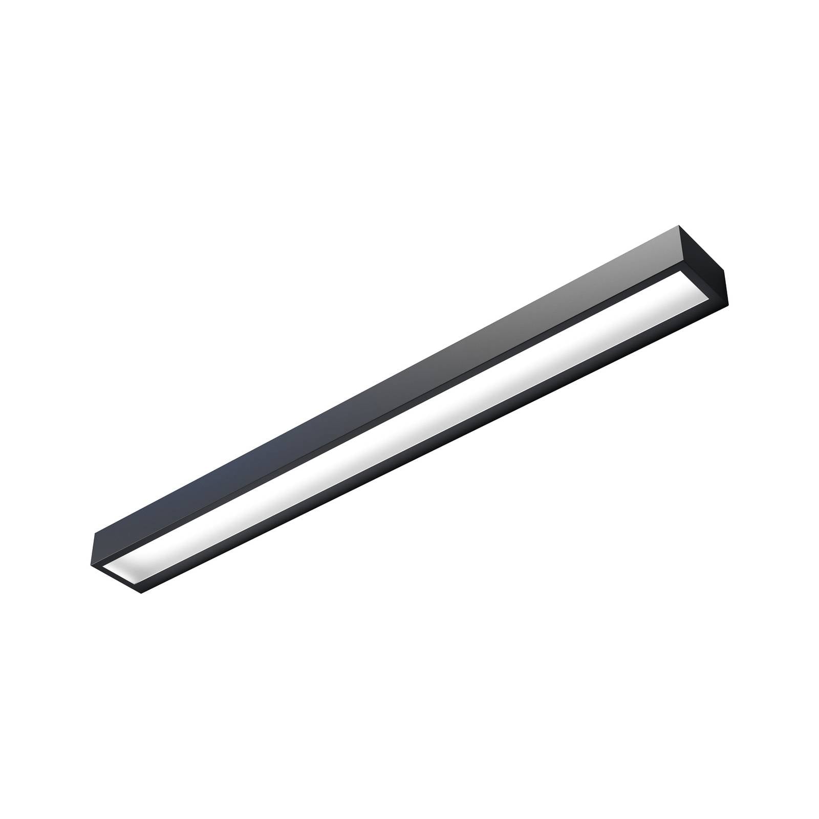 LED-Bad-Wandlampe Vola IP44 schwarz 4000 K Breite 80 cm