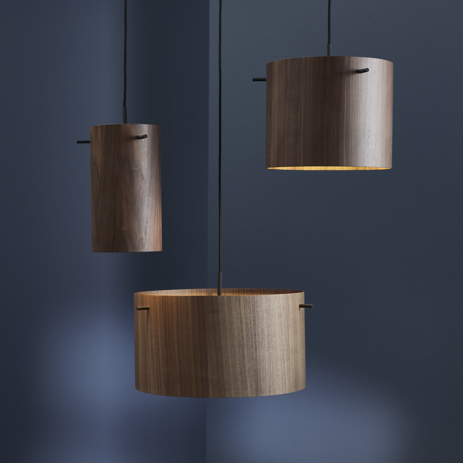 FM 1954 Lustră Pendul Ø16 Walnut - Frandsen