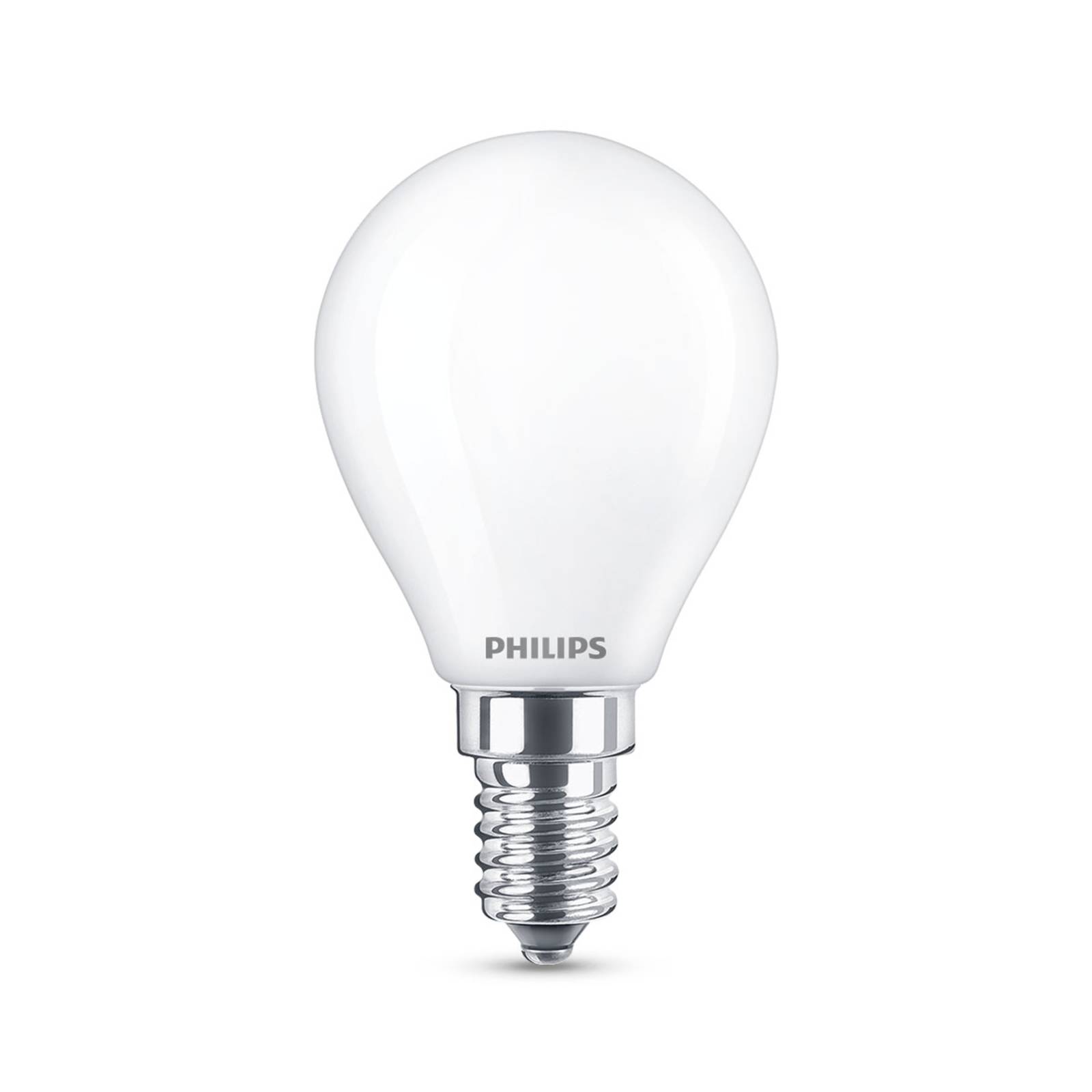 Photos - Light Bulb Philips Classic LED bulb E14 P45 6.5W 2,700K matt 
