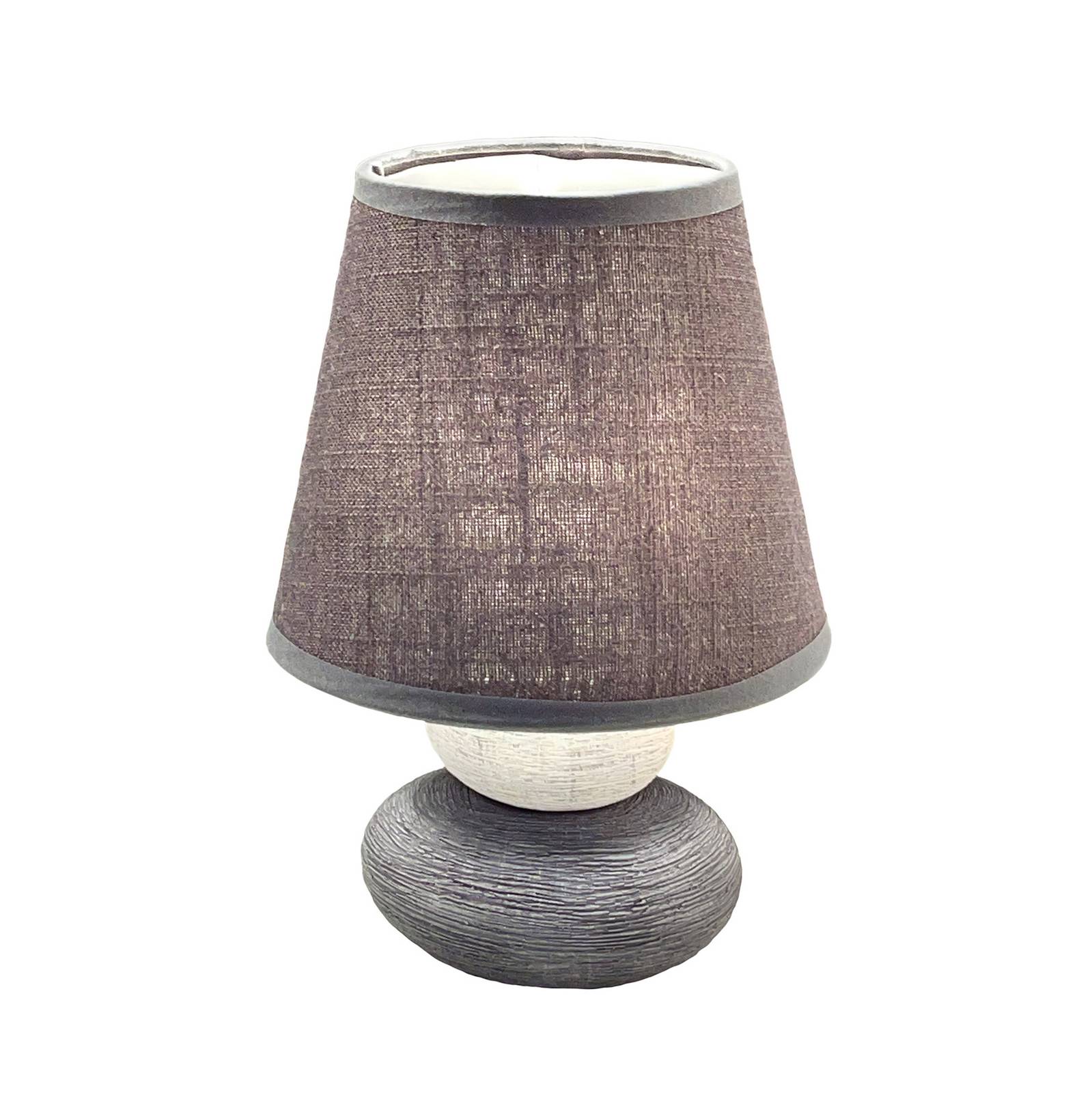 Image of Lampe à poser Bella, 21,5 cm, grise/blanche 4052231501661