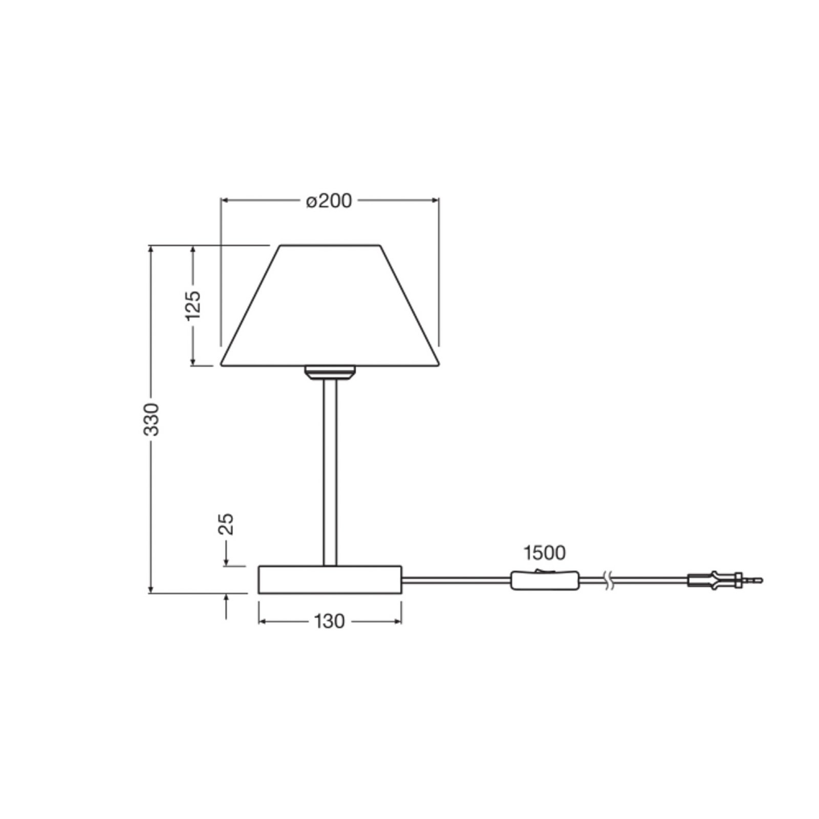 Stolová lampa OSRAM Decor Raffia, 1-pl., rafia, prírodná farba, E27