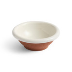 Barro salad bowl, white, Ø 21 cm, terracotta - HAY