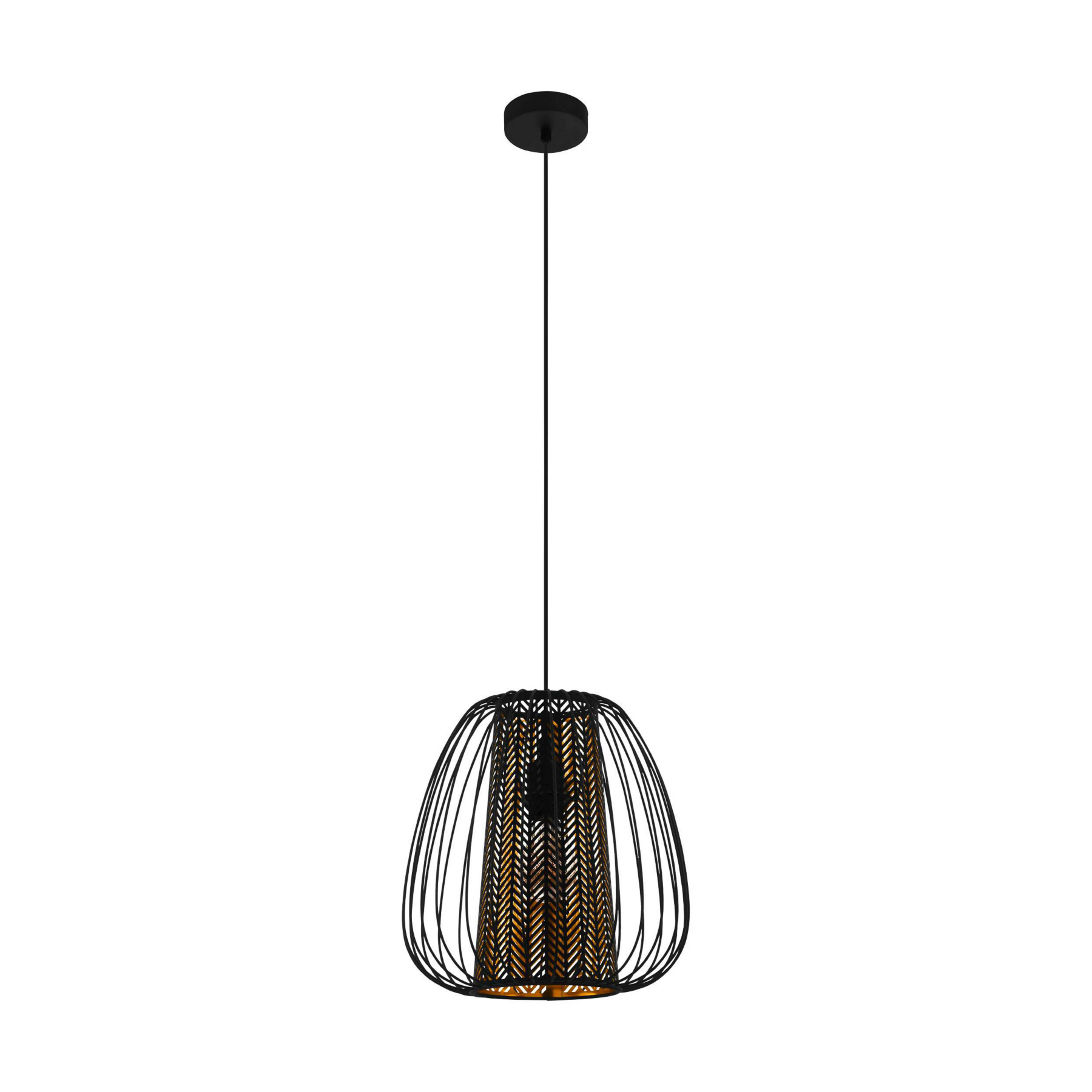 Lámpara colgante Curasao con pantalla doble, 1 luz