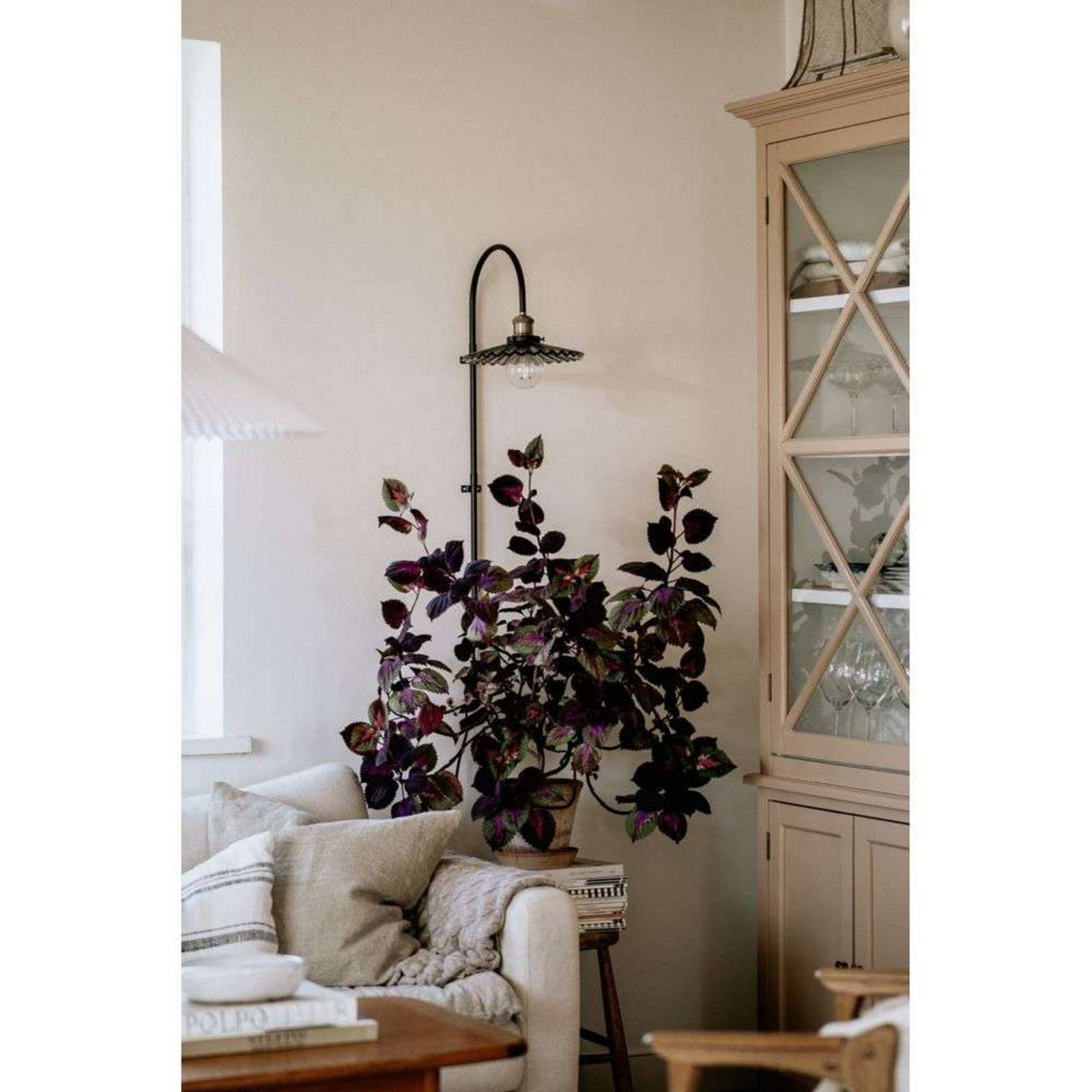 Globen Lighting Wandleuchte COBBLER, grau, Höhe 75 cm günstig online kaufen