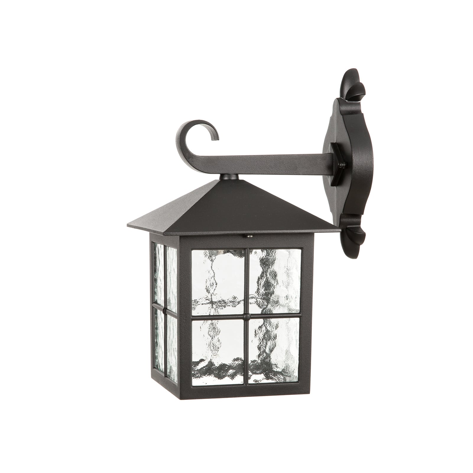 Applique d'extérieur Winchester BL18, noir/transparent, IP43 - Elstead