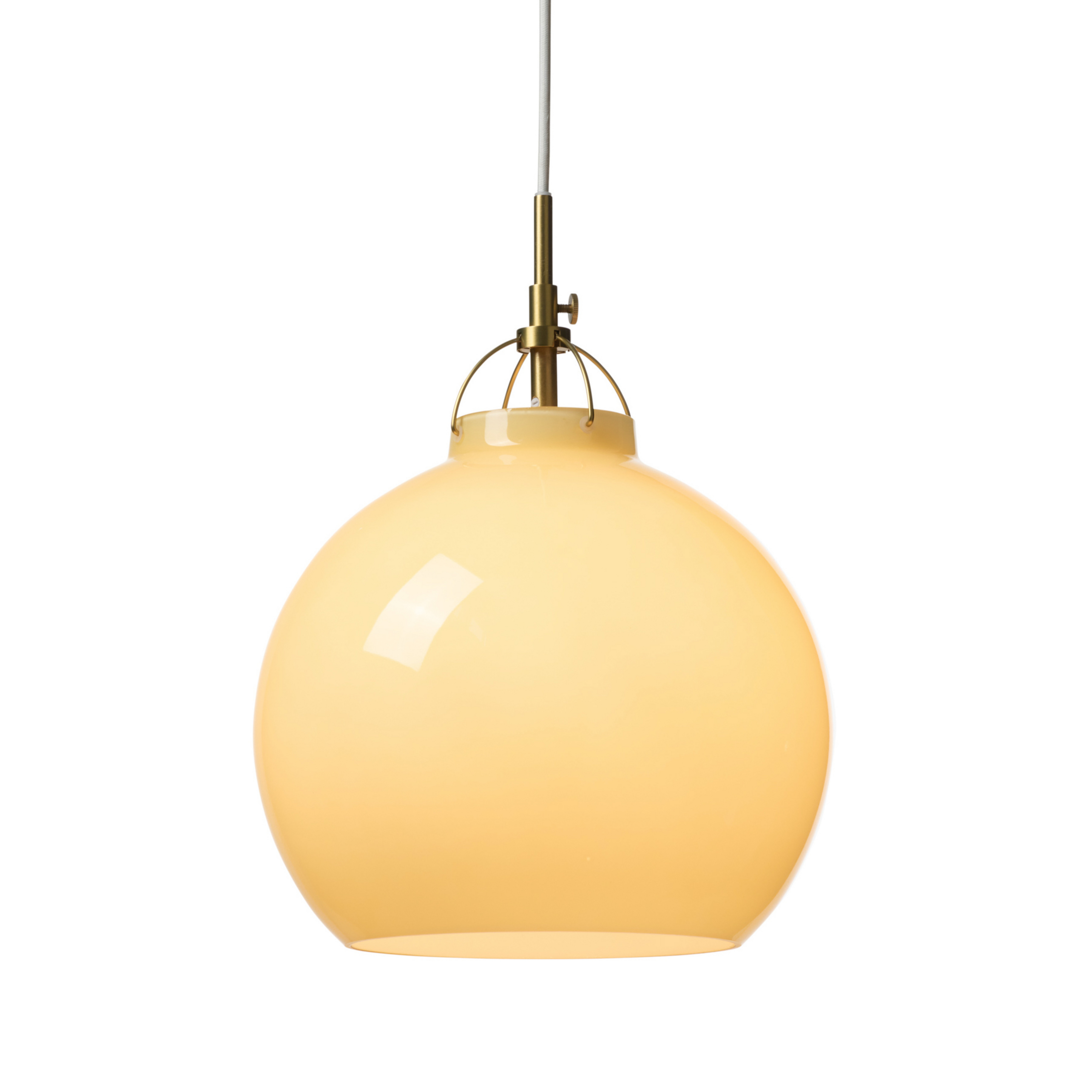 TOSCANA Hängeleuchte, creme, Ø 27 cm, Glas - Halo Design