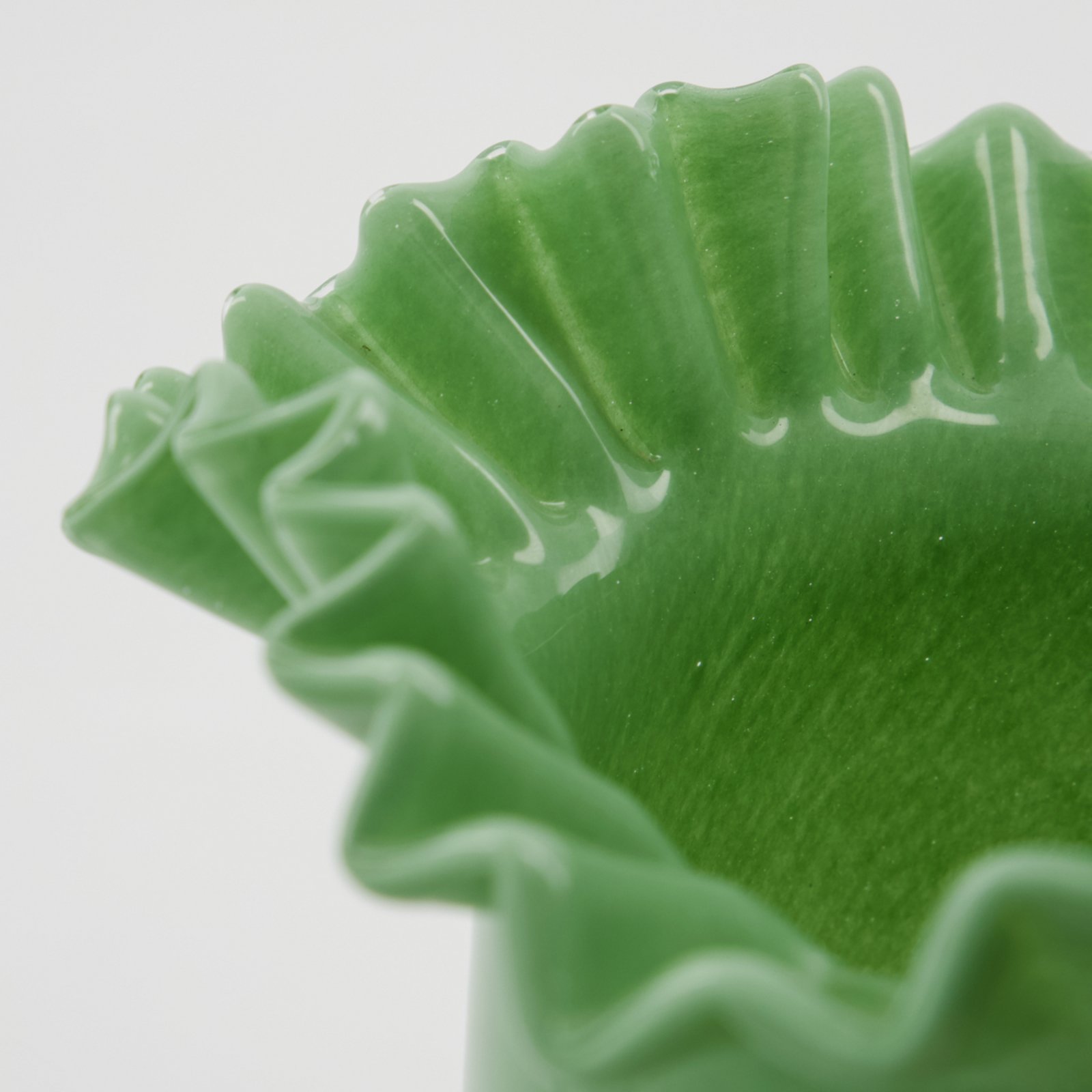 HDFlee vase, green, height 20 cm, glass - House Doctor