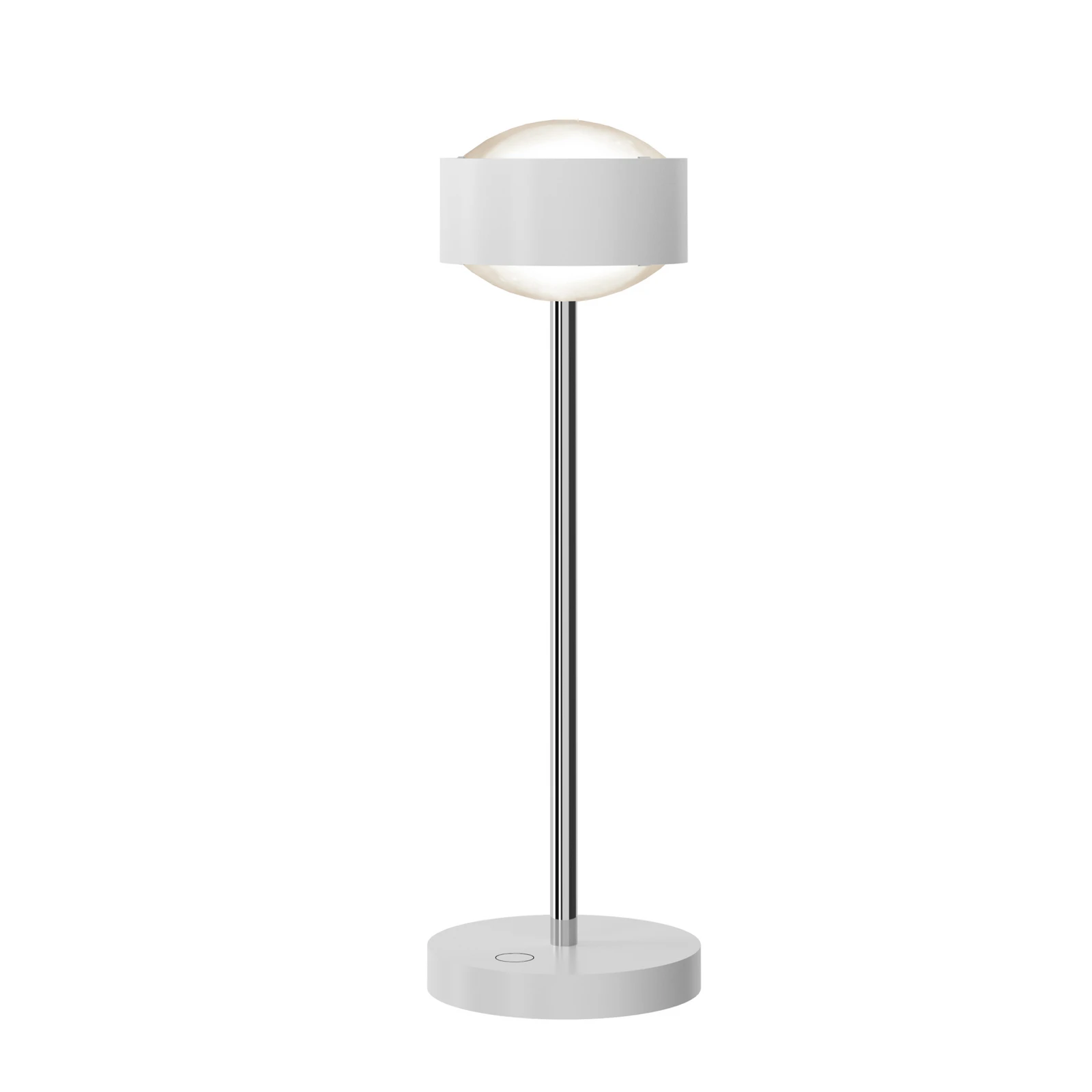 Повърнете! 120 Eye Table LED, матови лещи, бяло/хром