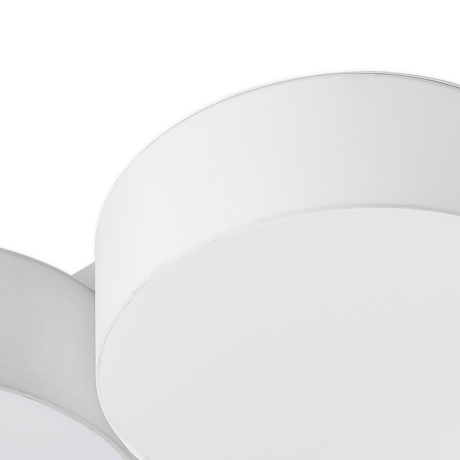 Janita 3 LED Ceiling Lamp Grey/Black/White - Lindby