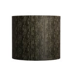 Abajur Erica negru/auriu, Ø29 cm, din material textil - Watt & Veke
