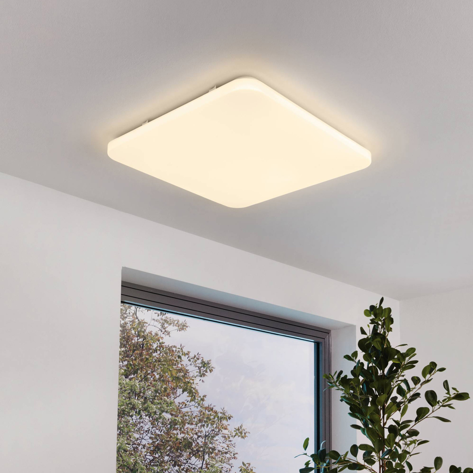 Frania LED ceiling light angular
