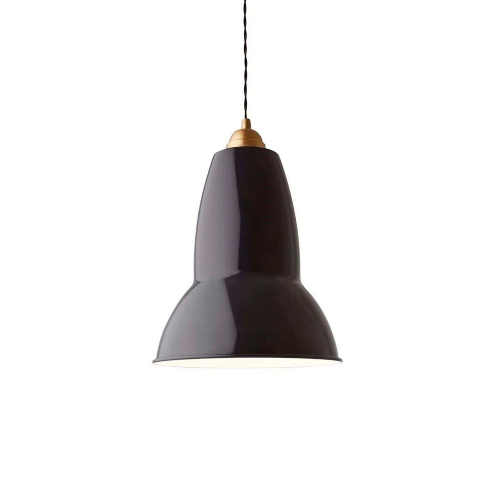 Original 1227 Maxi Brass Závěsná Lampa Jet Black - Anglepoise