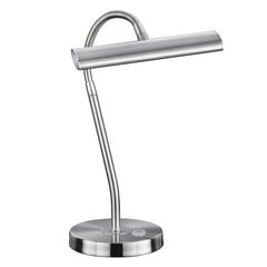 Curtis - Lampada da tavolo LED, nichel opaco