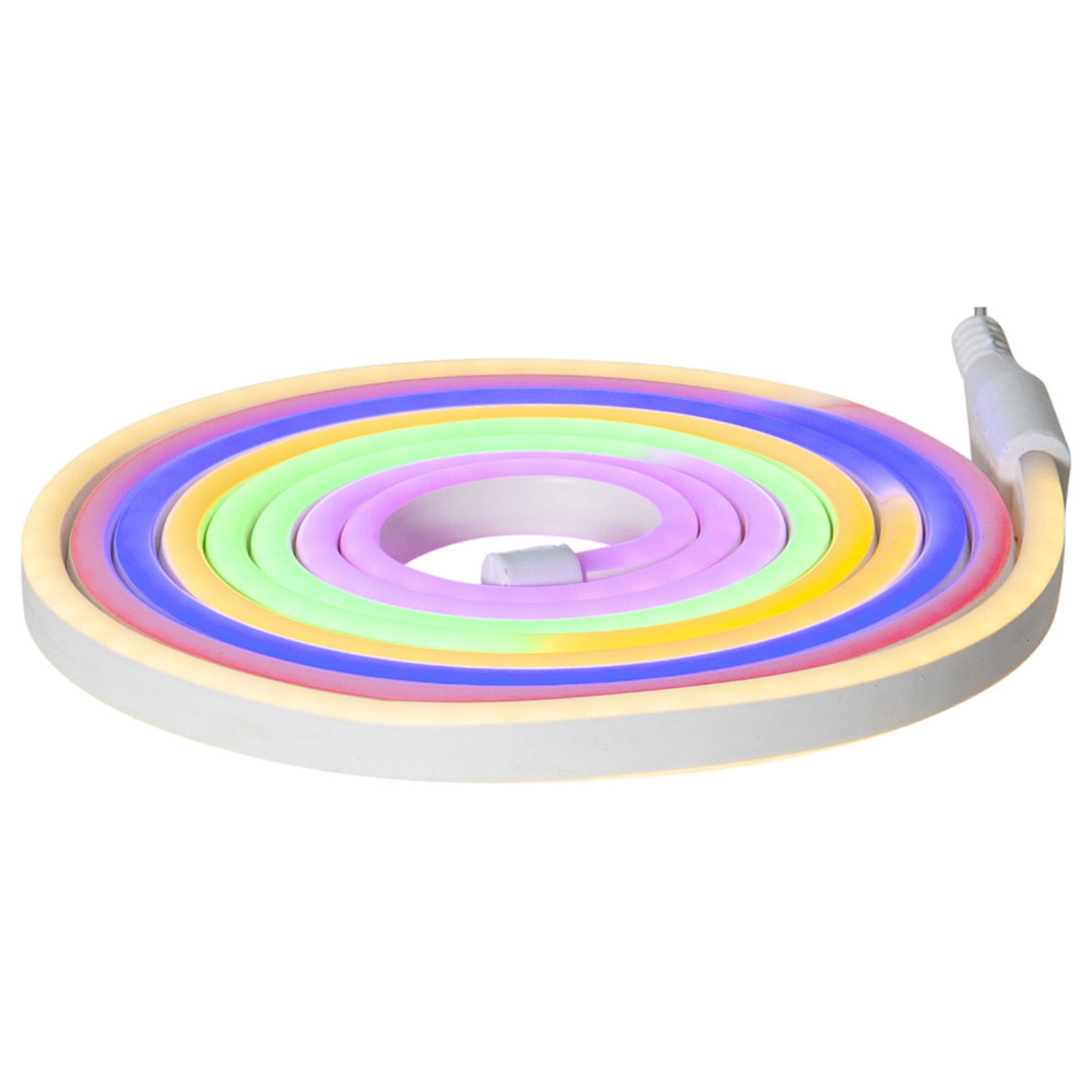 LED-taubelysning Flatneon Multicolor